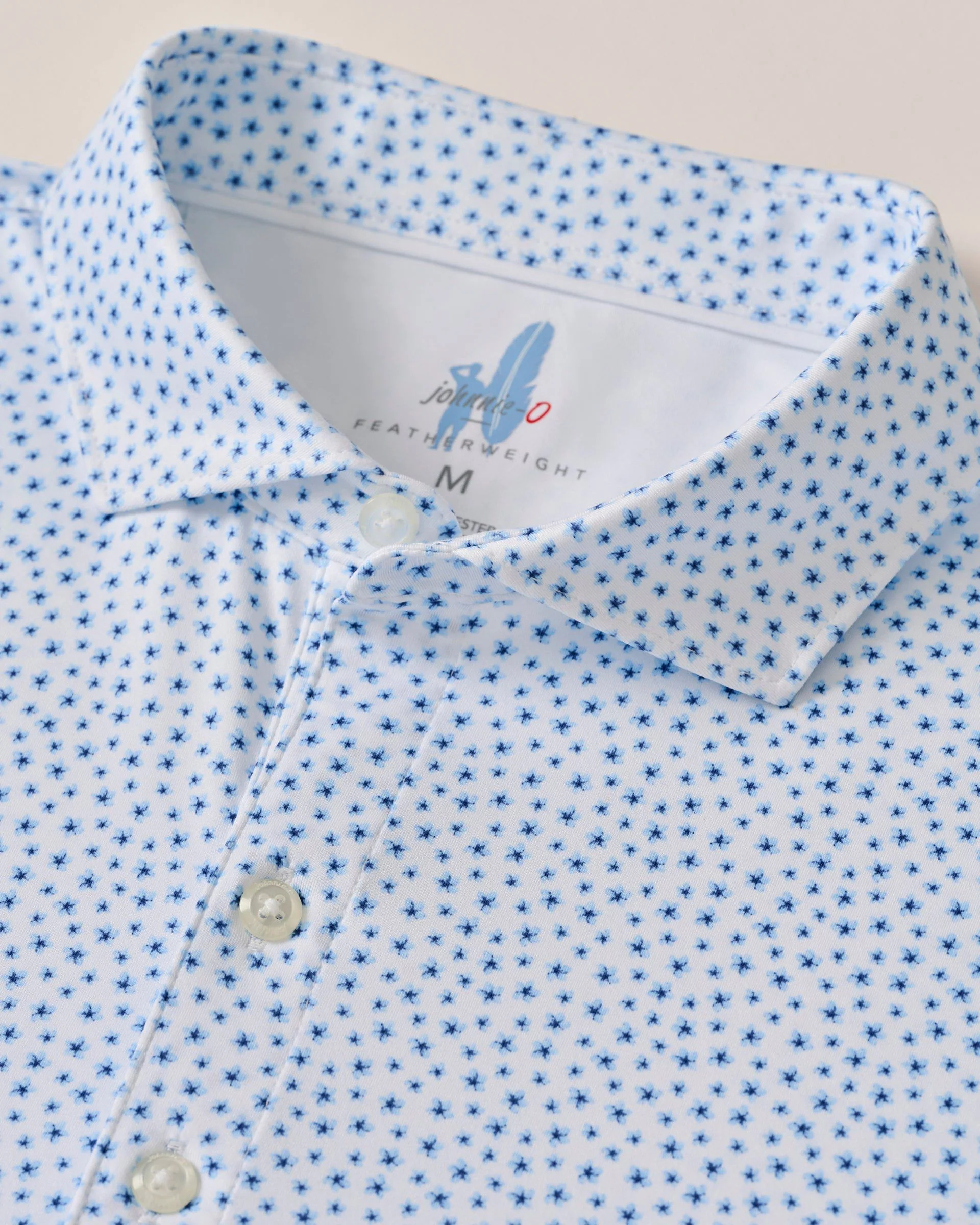 Featherweight Performance Polo - Plumeria