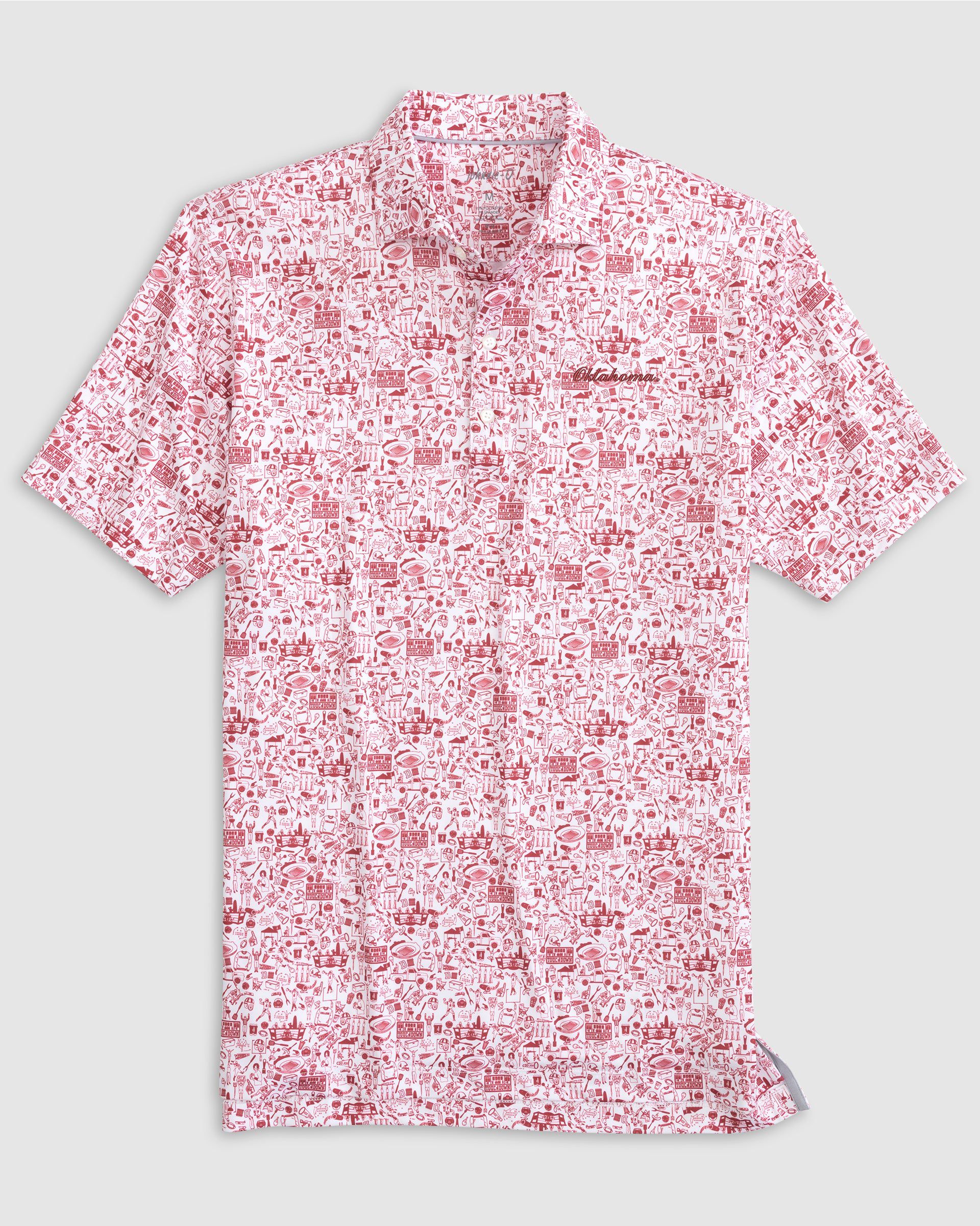 Oklahoma Tailgater 2.0 Jr. Performance Jersey Polo - Script Logo