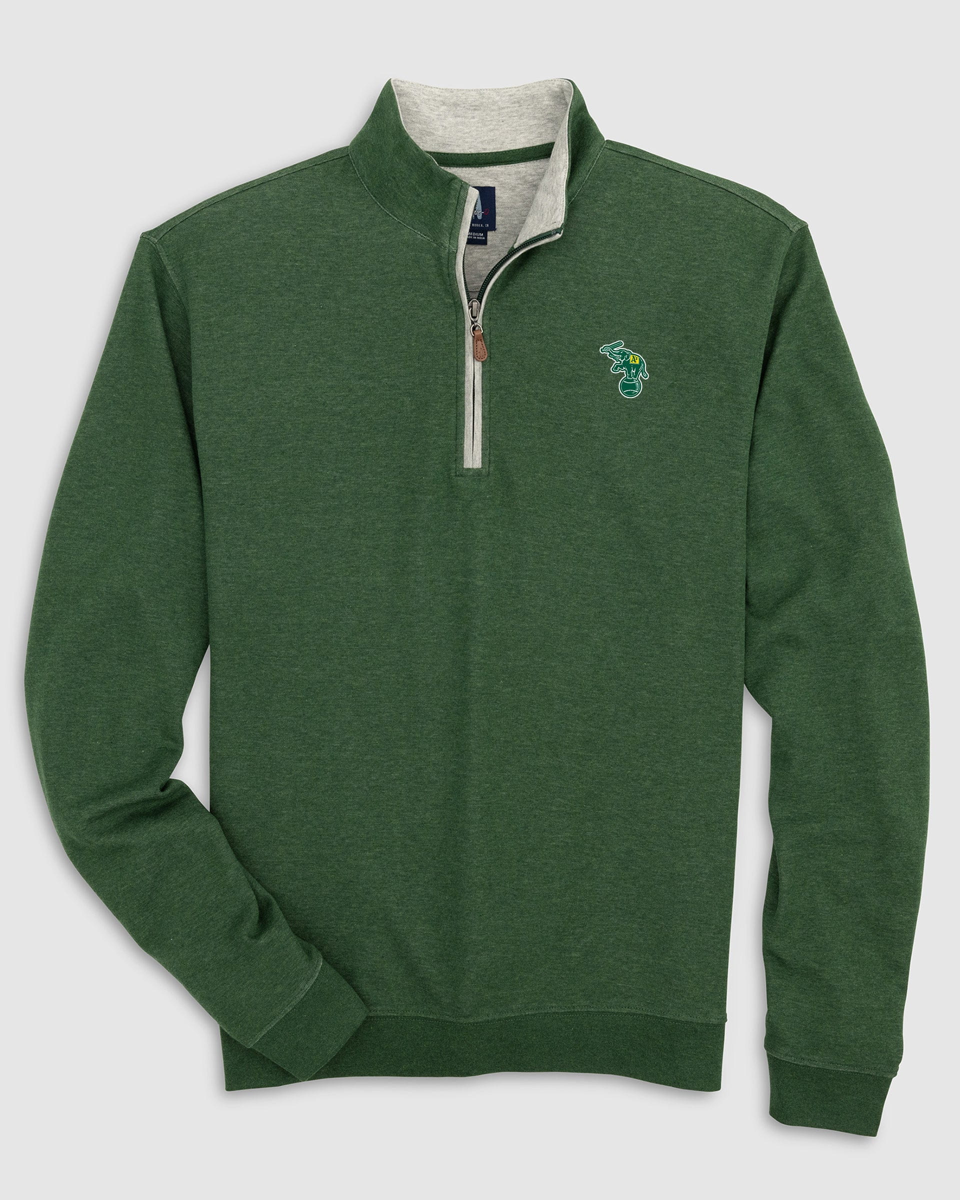 Oakland Athletics Sully 1/4 Zip - Cooperstown Logo