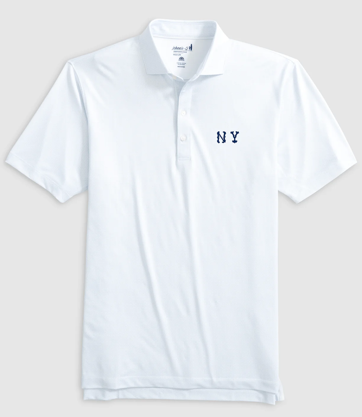 New York Yankees Slade Performance Jersey Printed Polo - Cooperstown Logo
