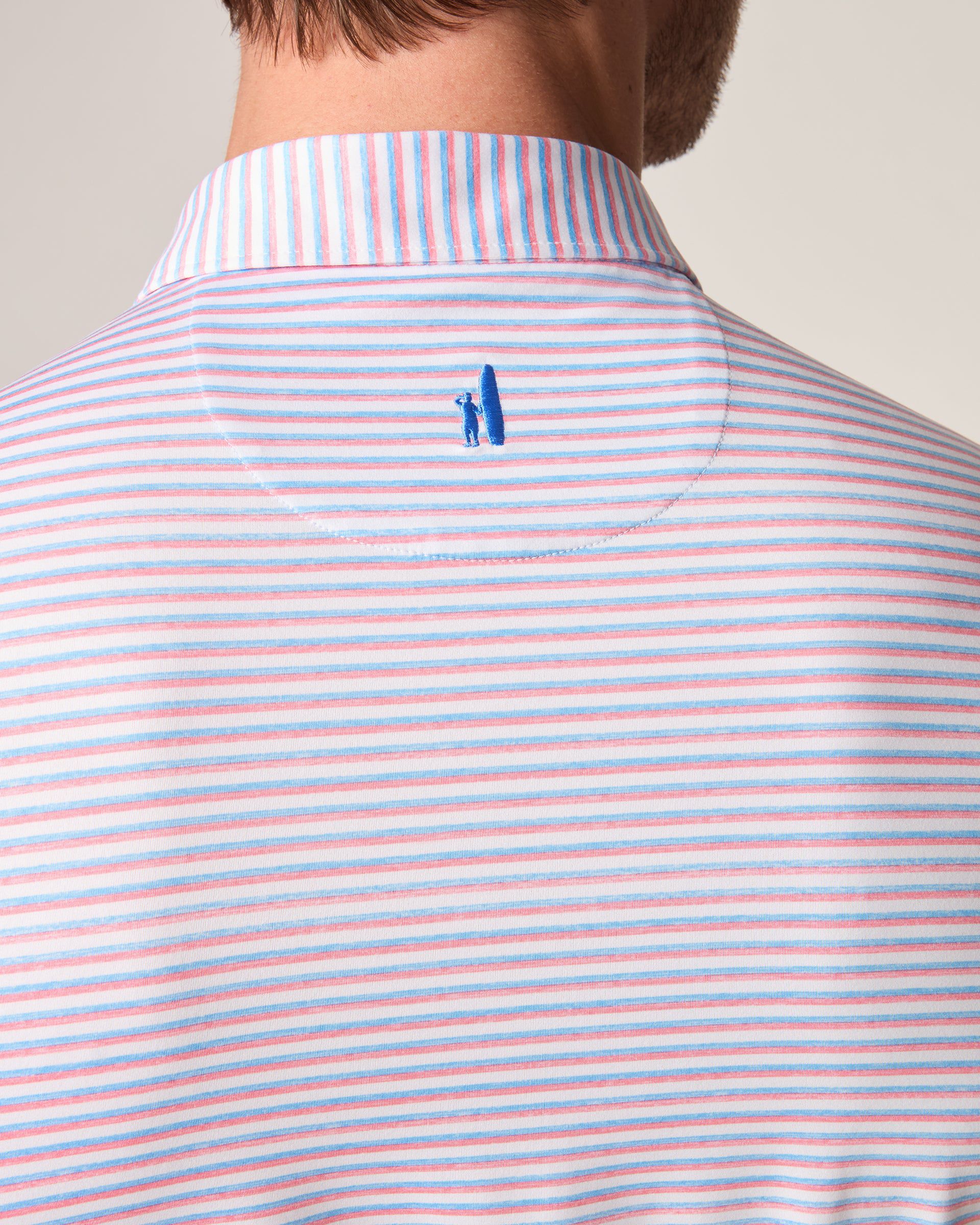 Featherweight Performance Polo - Warwick Stripe