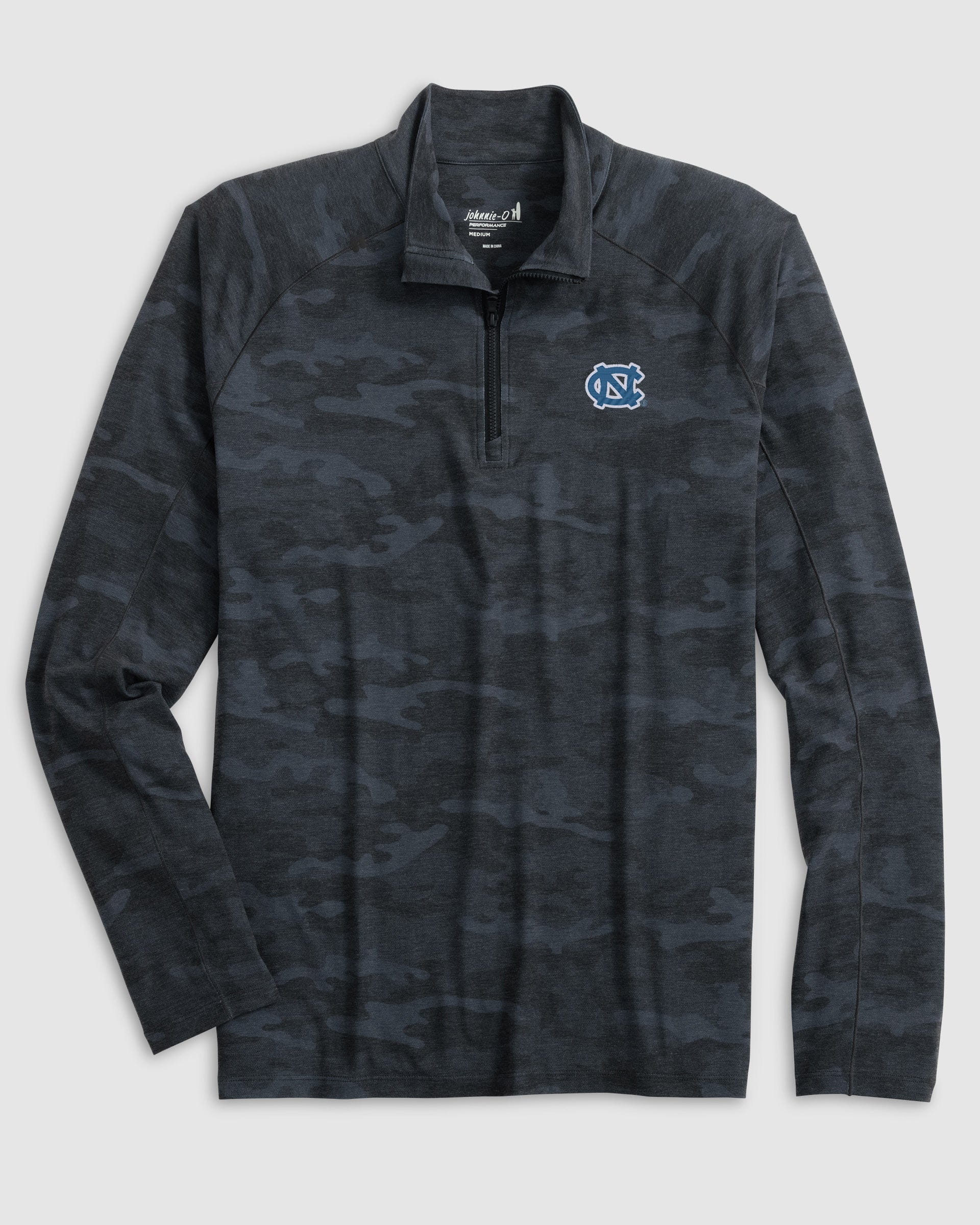North Carolina Patton Performance Camo 1/4 Zip