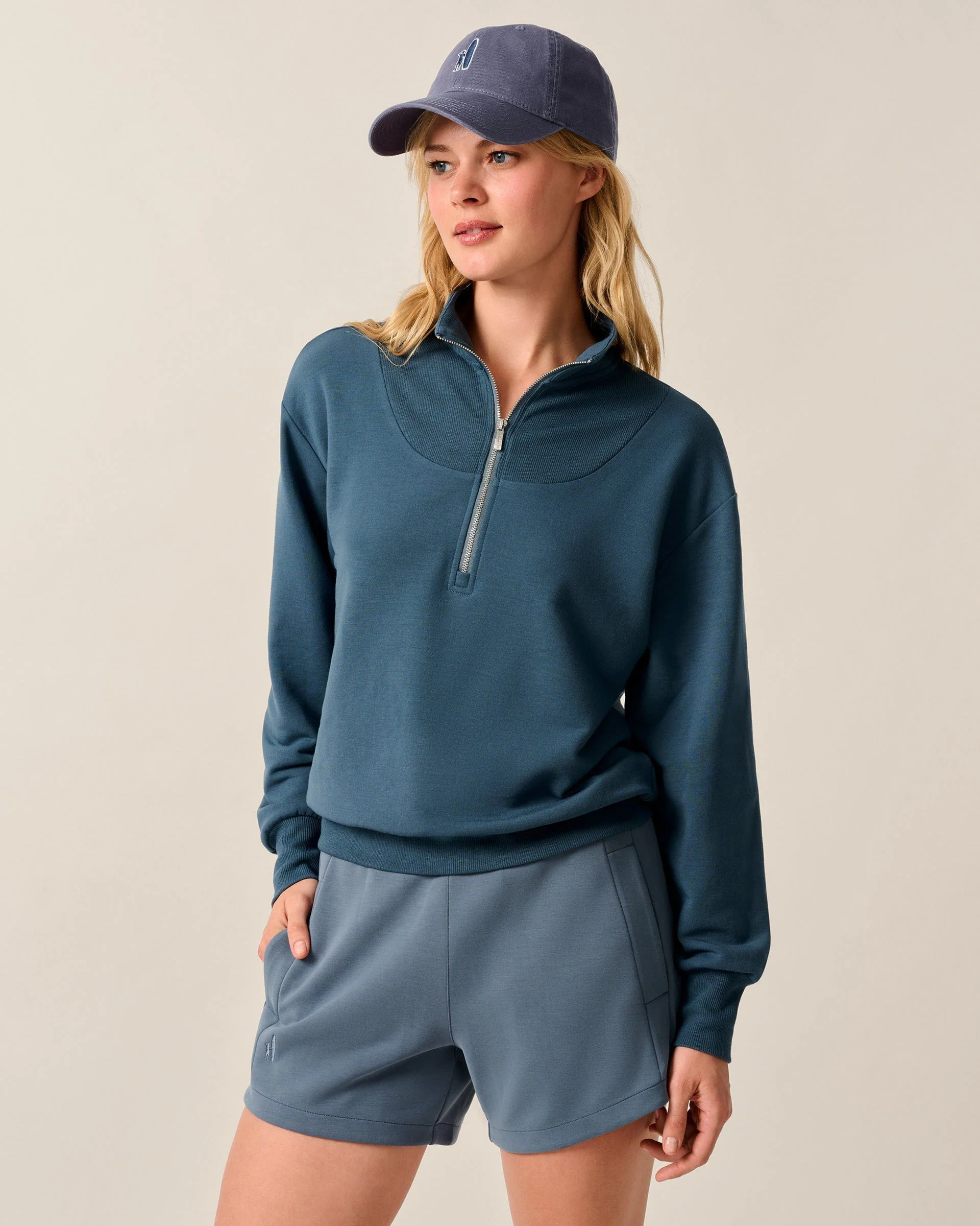 Naomi Rib Knit 1/4-Zip