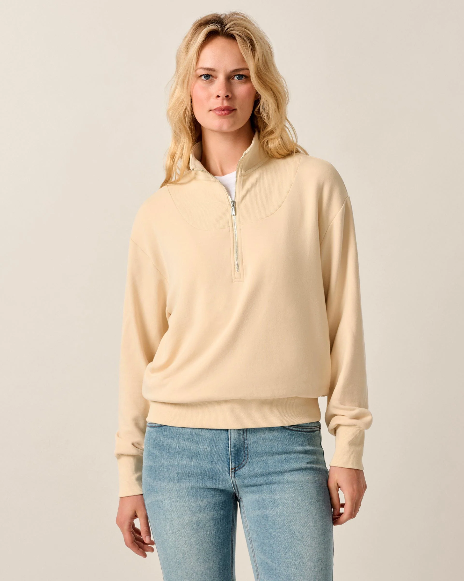 Naomi Rib Knit 1/4-Zip