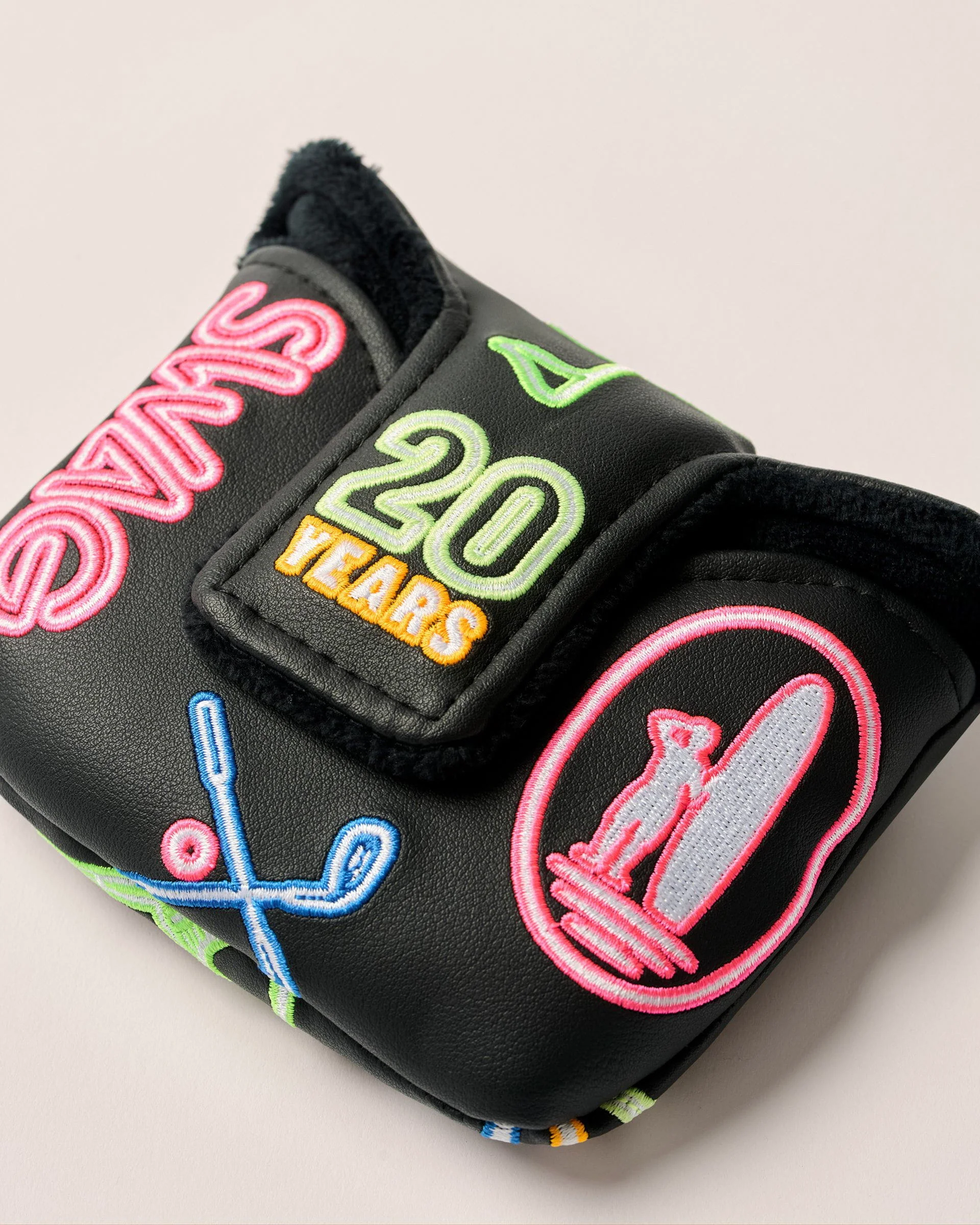 SWAG Golf x Johnnie-O Mallet Cover - Neon Nights