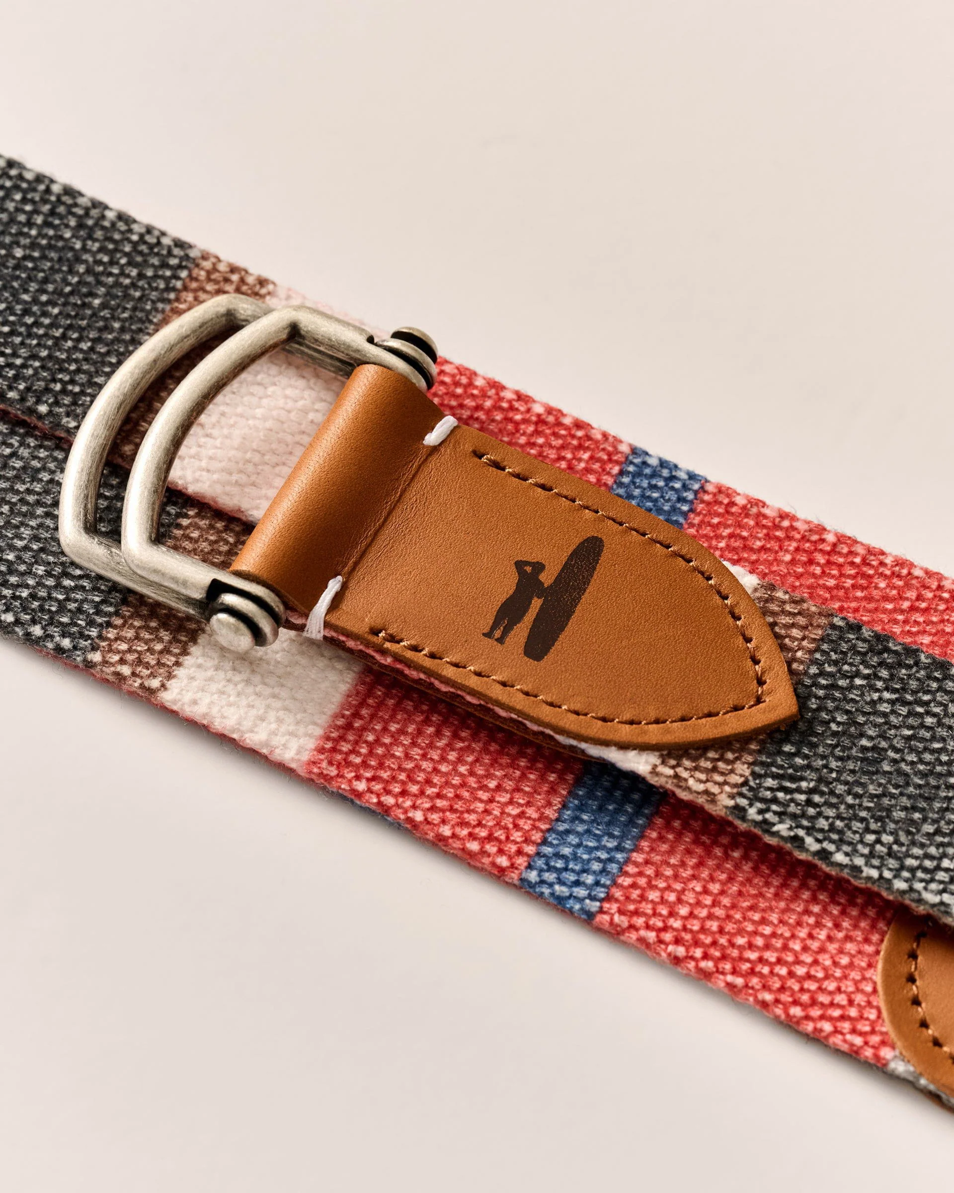 Bowen D-Ring Canvas Striped Belt