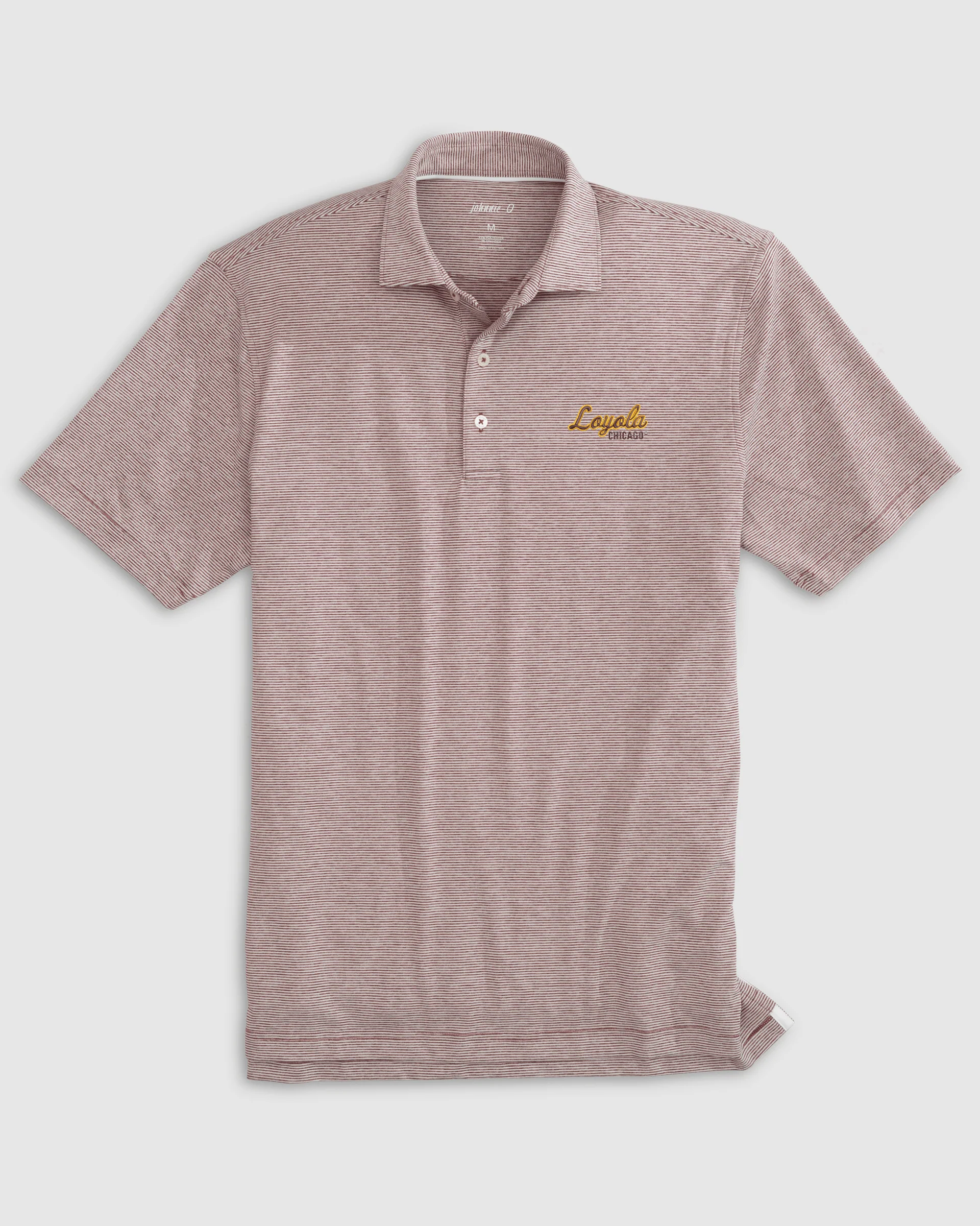 Loyola Chicago Lyndonn Striped Jersey Performance Polo