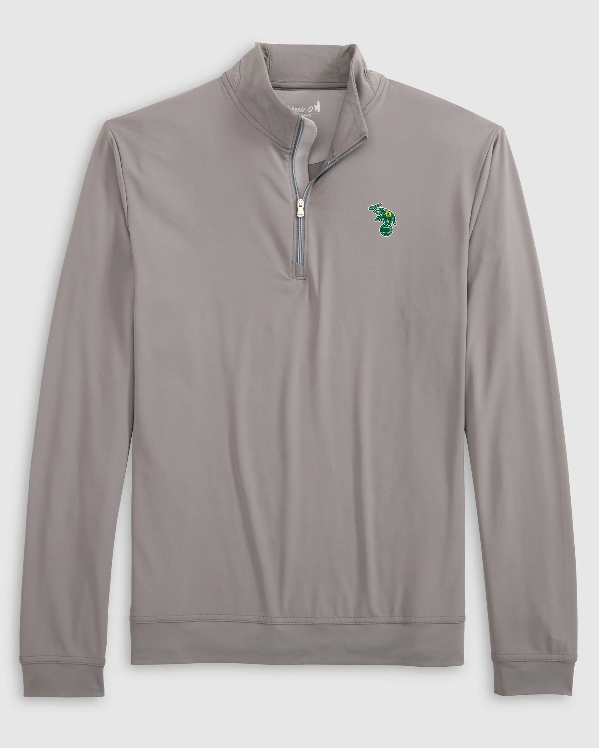 Oakland A's Motion Performance 1/4 Zip - Cooperstown Logo