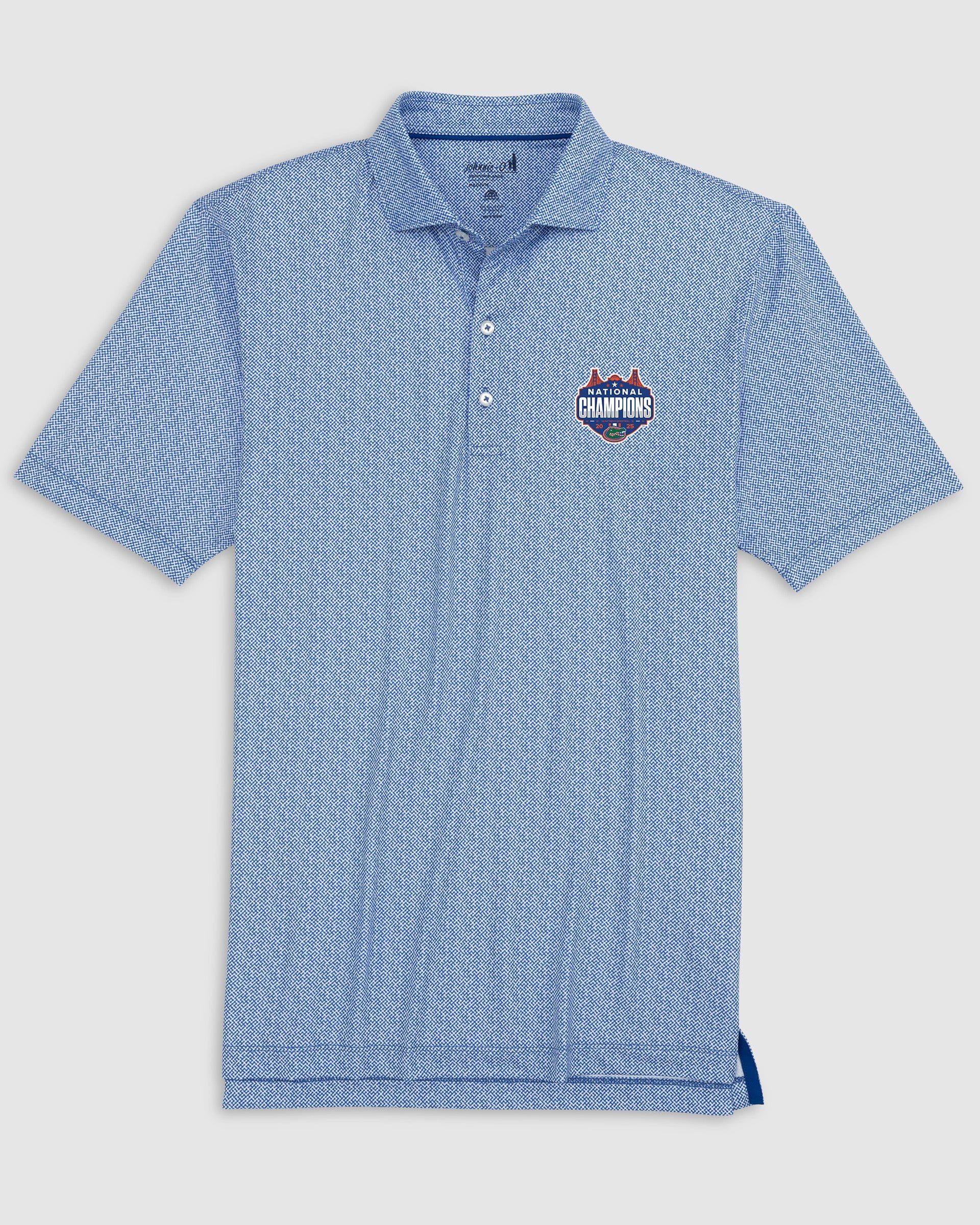 Florida Hinson Jersey Performance Polo - 2025 Men's College Basketball Champions Logo