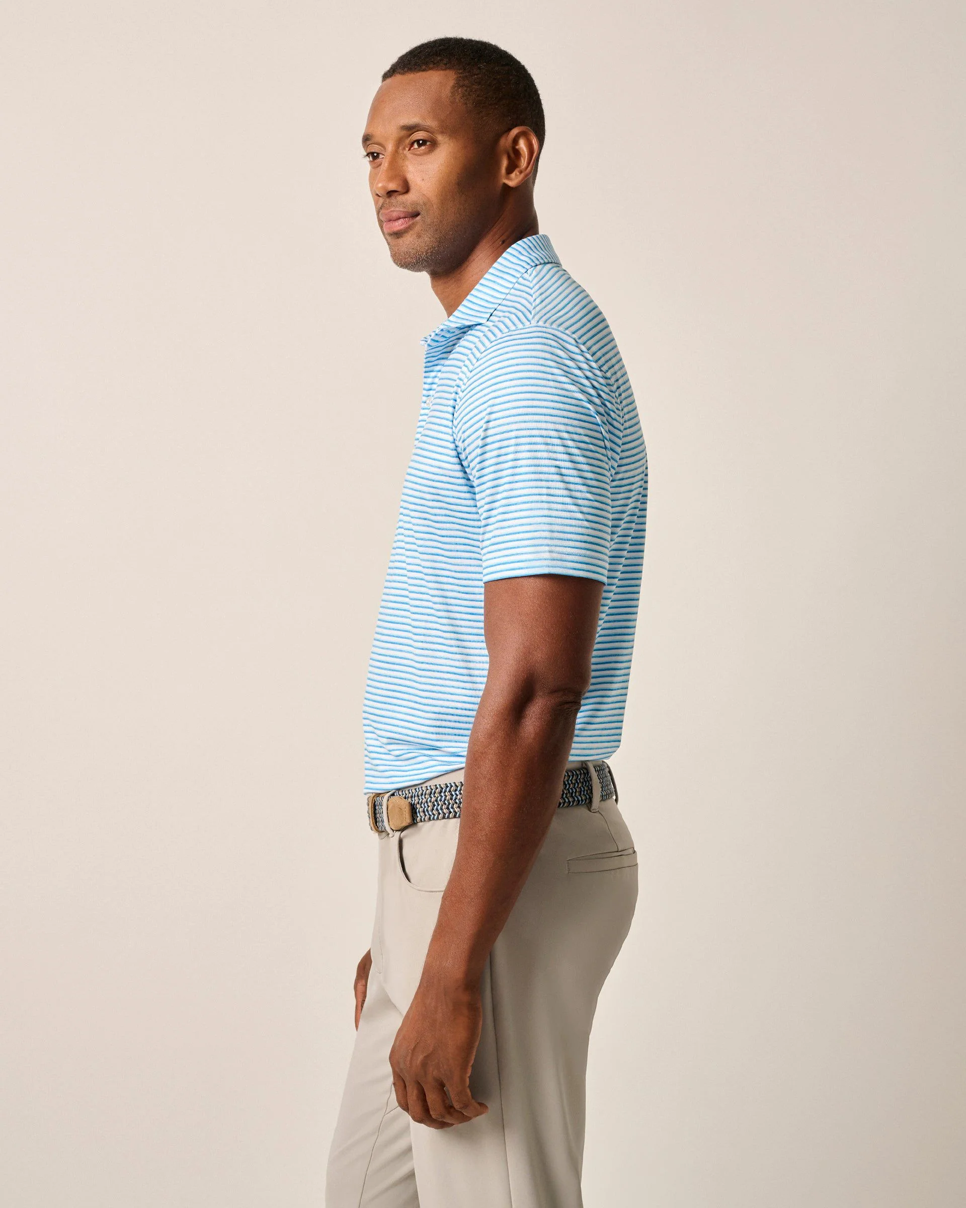 Featherweight Performance Polo - Warwick Stripe