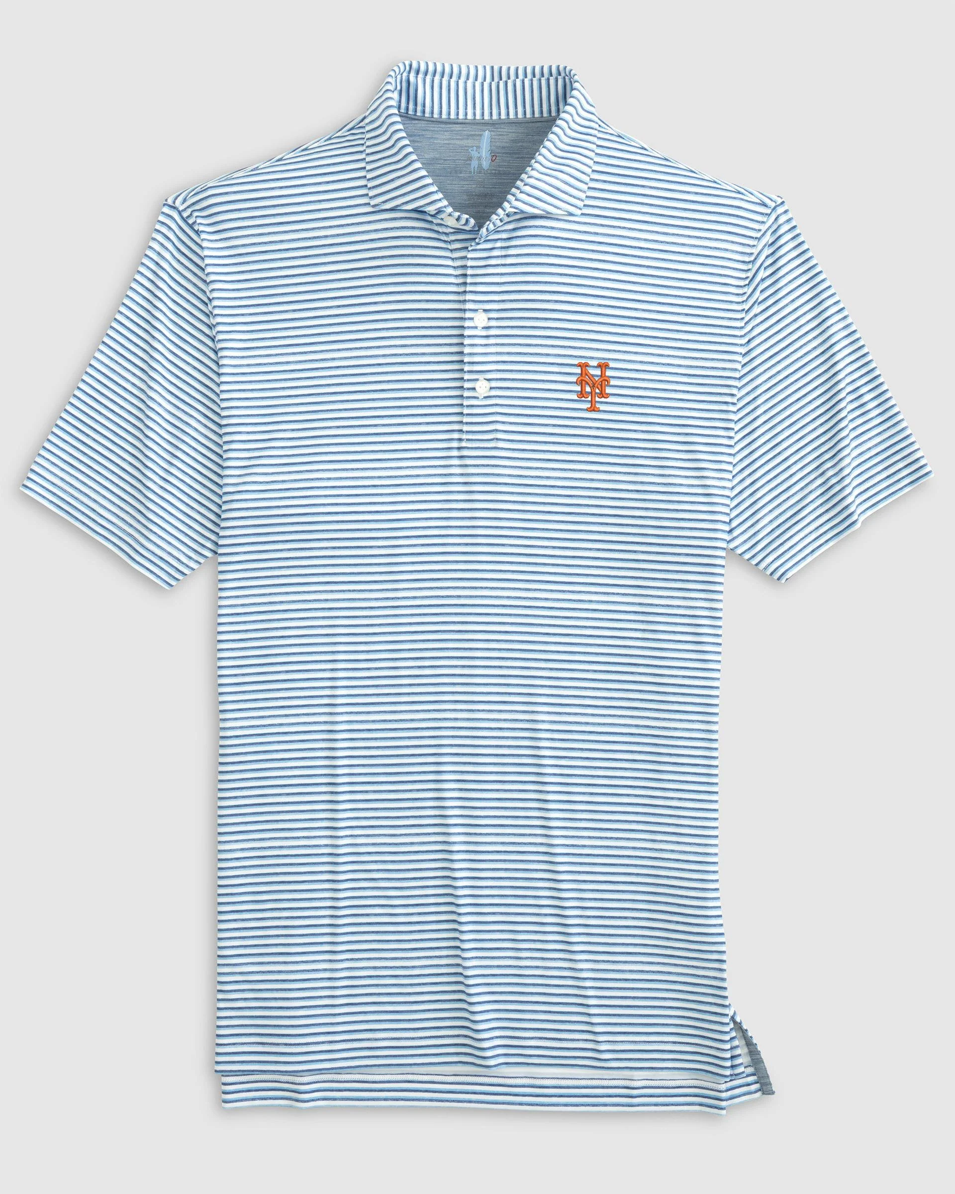 New York Mets Warwick Featherweight Performance Polo