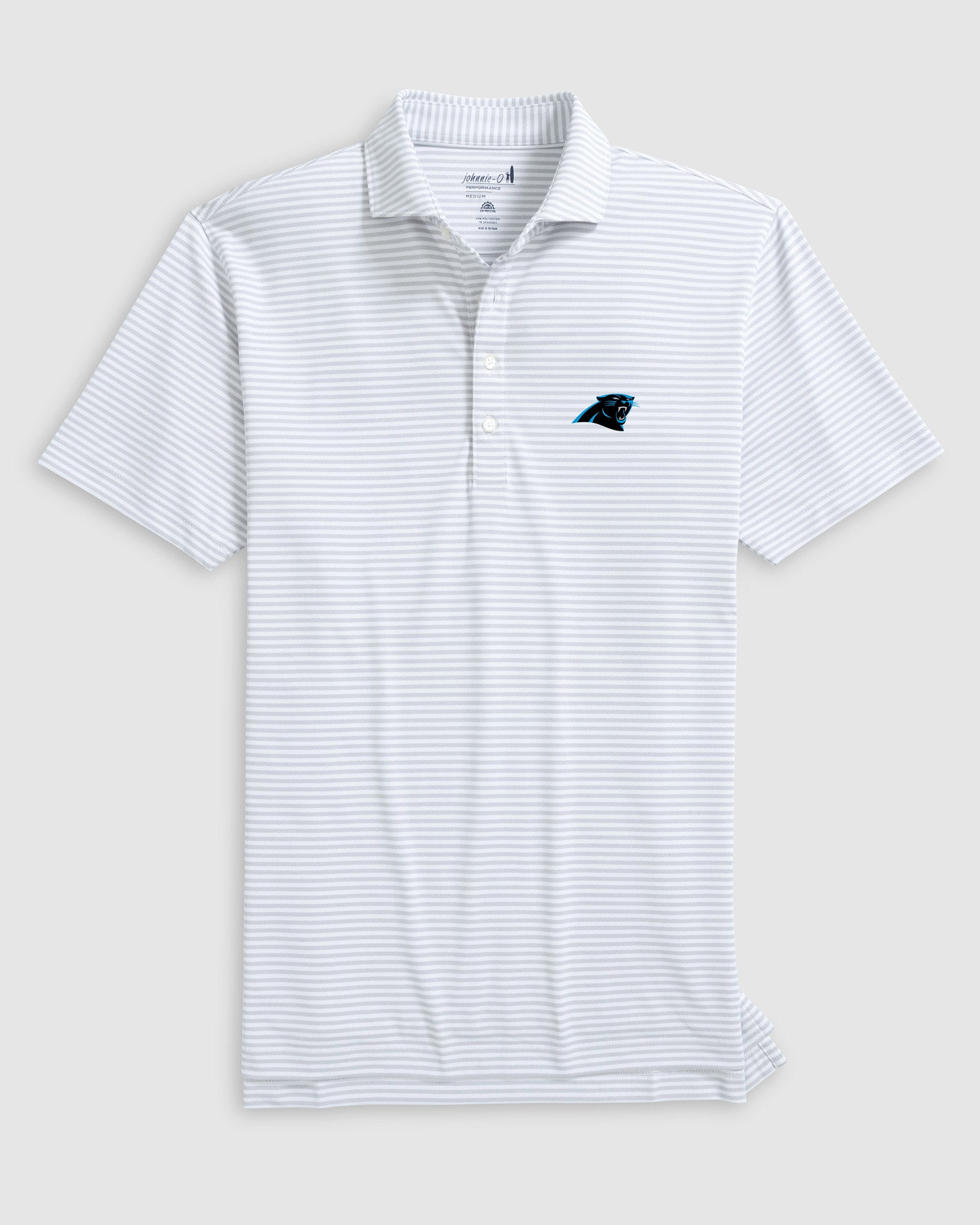 Carolina Panthers Stetsons Performance Mesh Polo