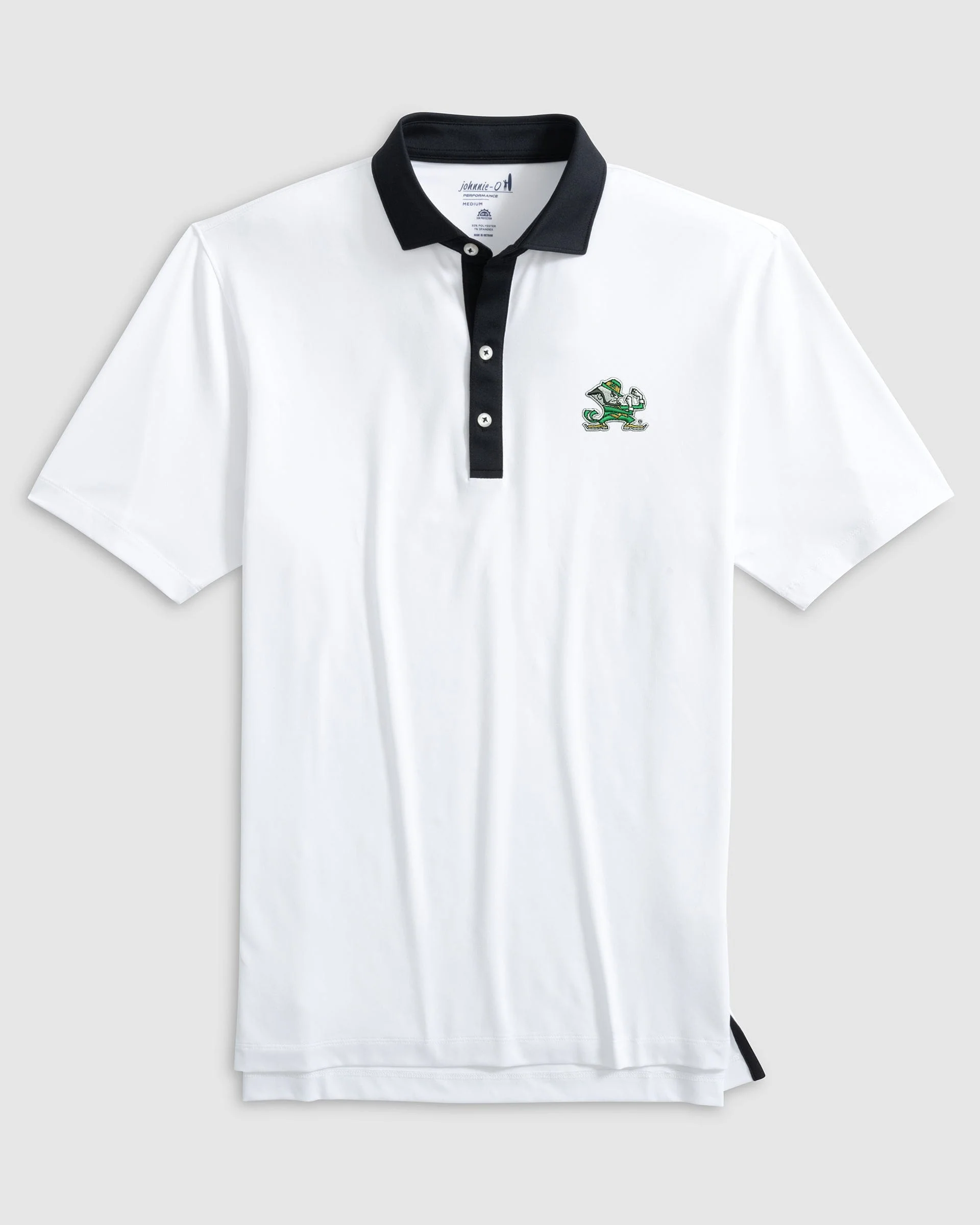 Notre Dame Ramos Performance Jersey Polo - Leprechaun Logo