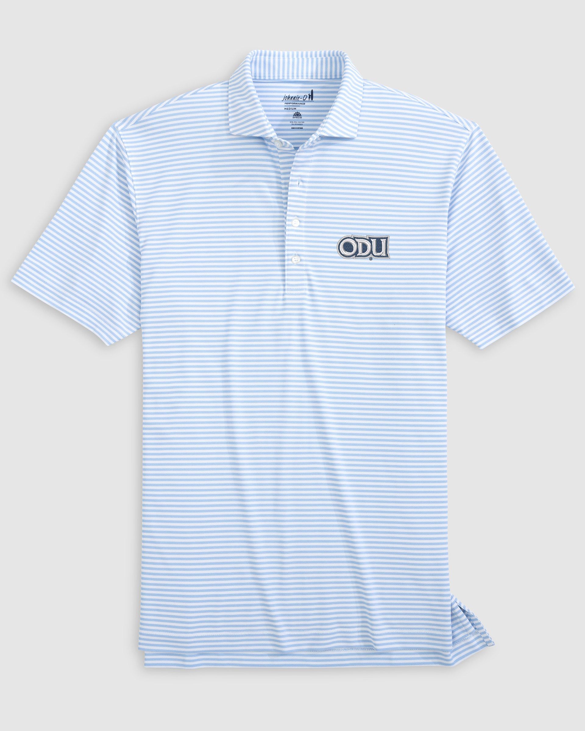 Old Dominion Stetsons Striped Performance Mesh Polo