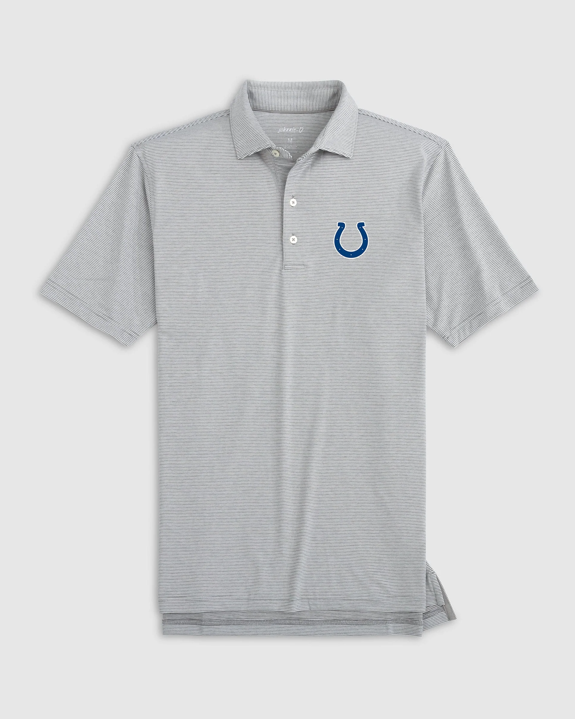 Indianapolis Colts Lyndonn Striped Performance Jersey Polo