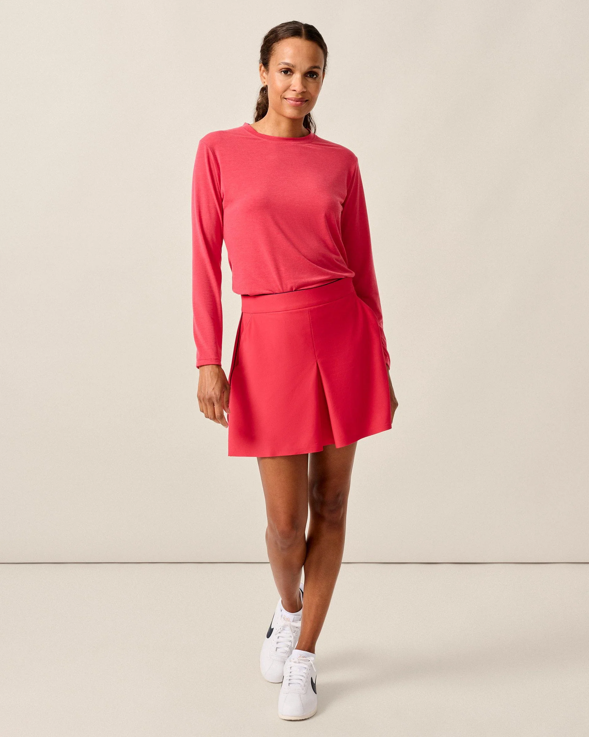 McKenna Box Pleat Performance Skort