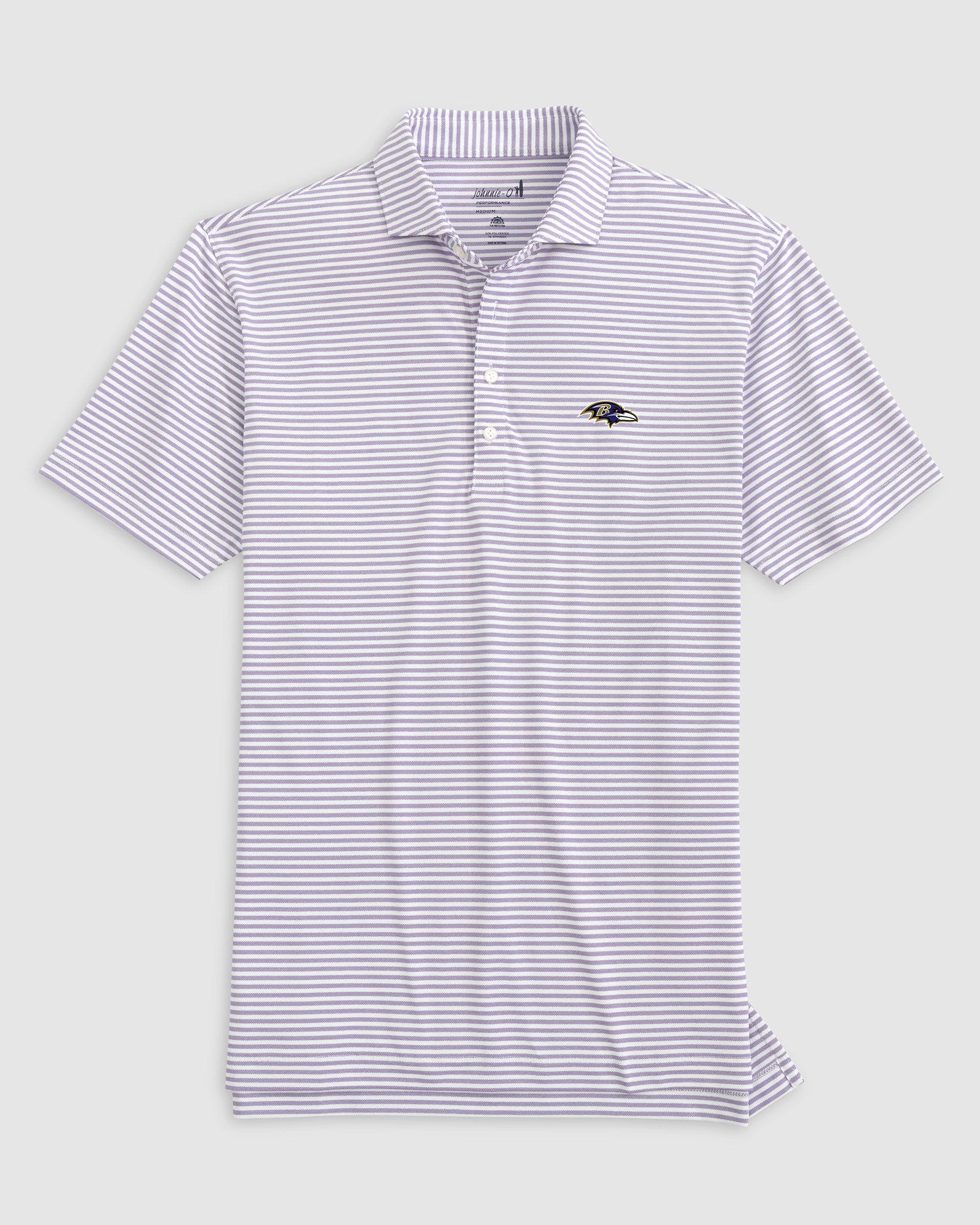 Baltimore Ravens Stetsons Performance Mesh Polo