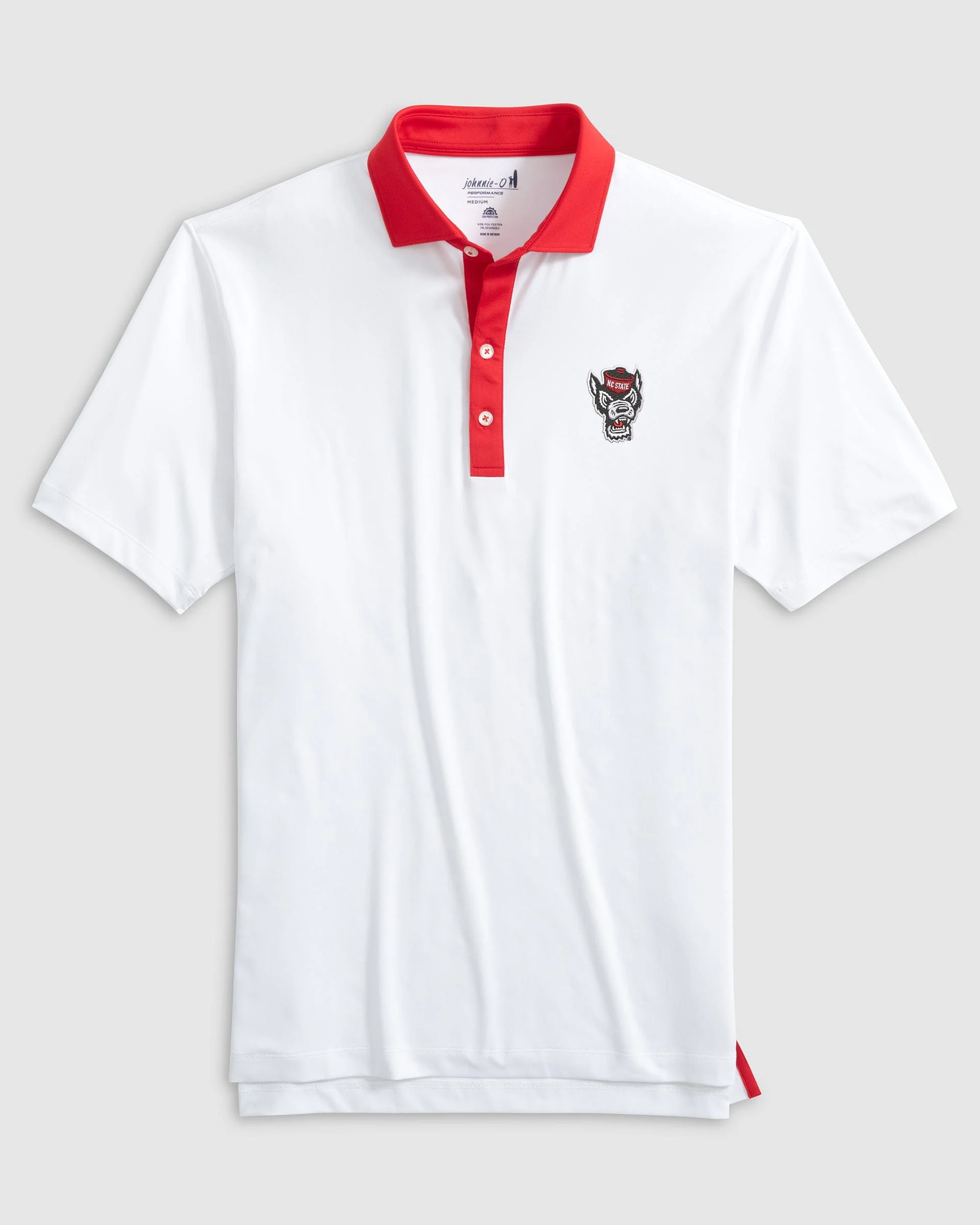 NC State Ramos Performance Jersey Polo - Wolf Logo