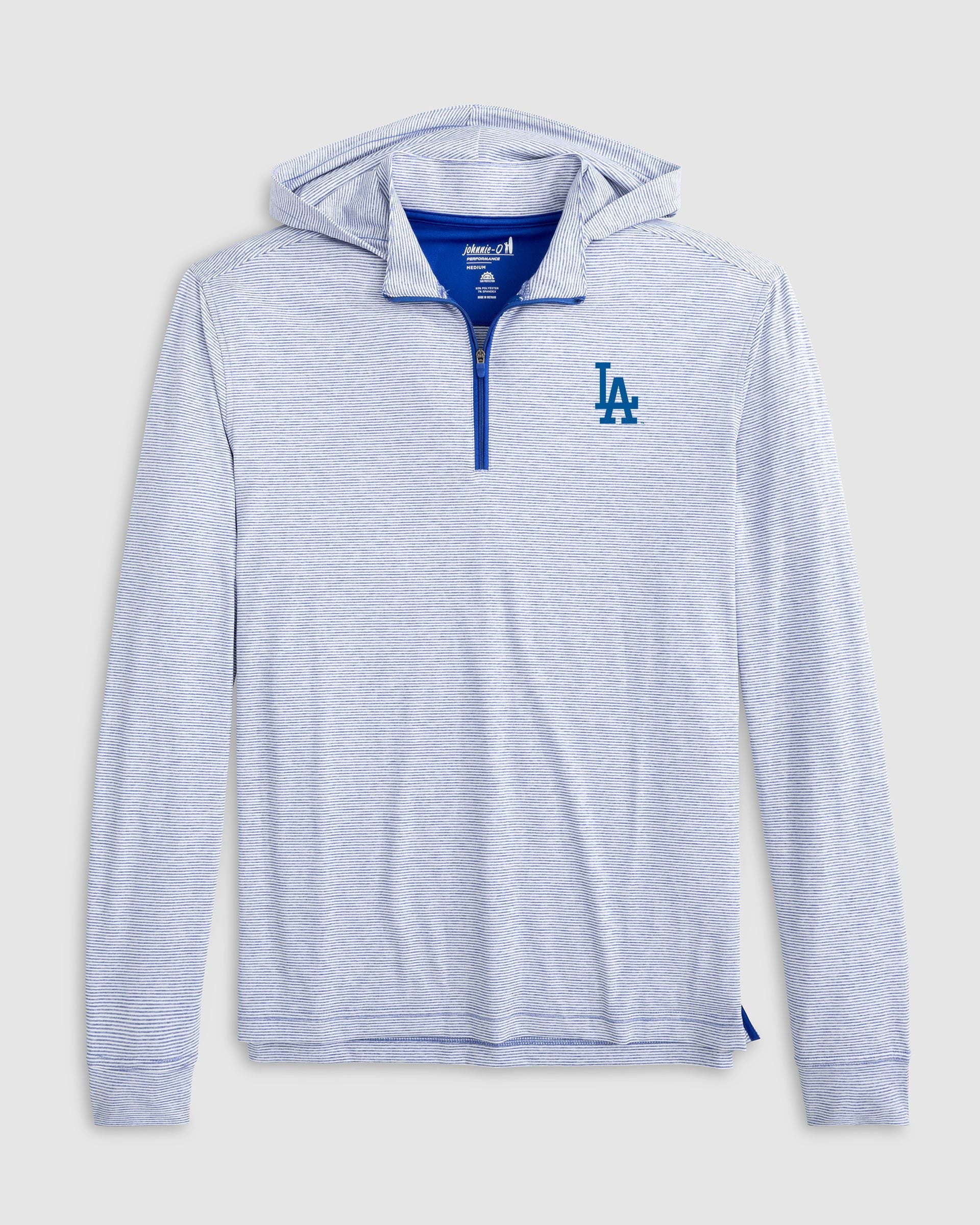 Los Angeles Dodgers Hybrid Performance 1/4 Zip Hoodie