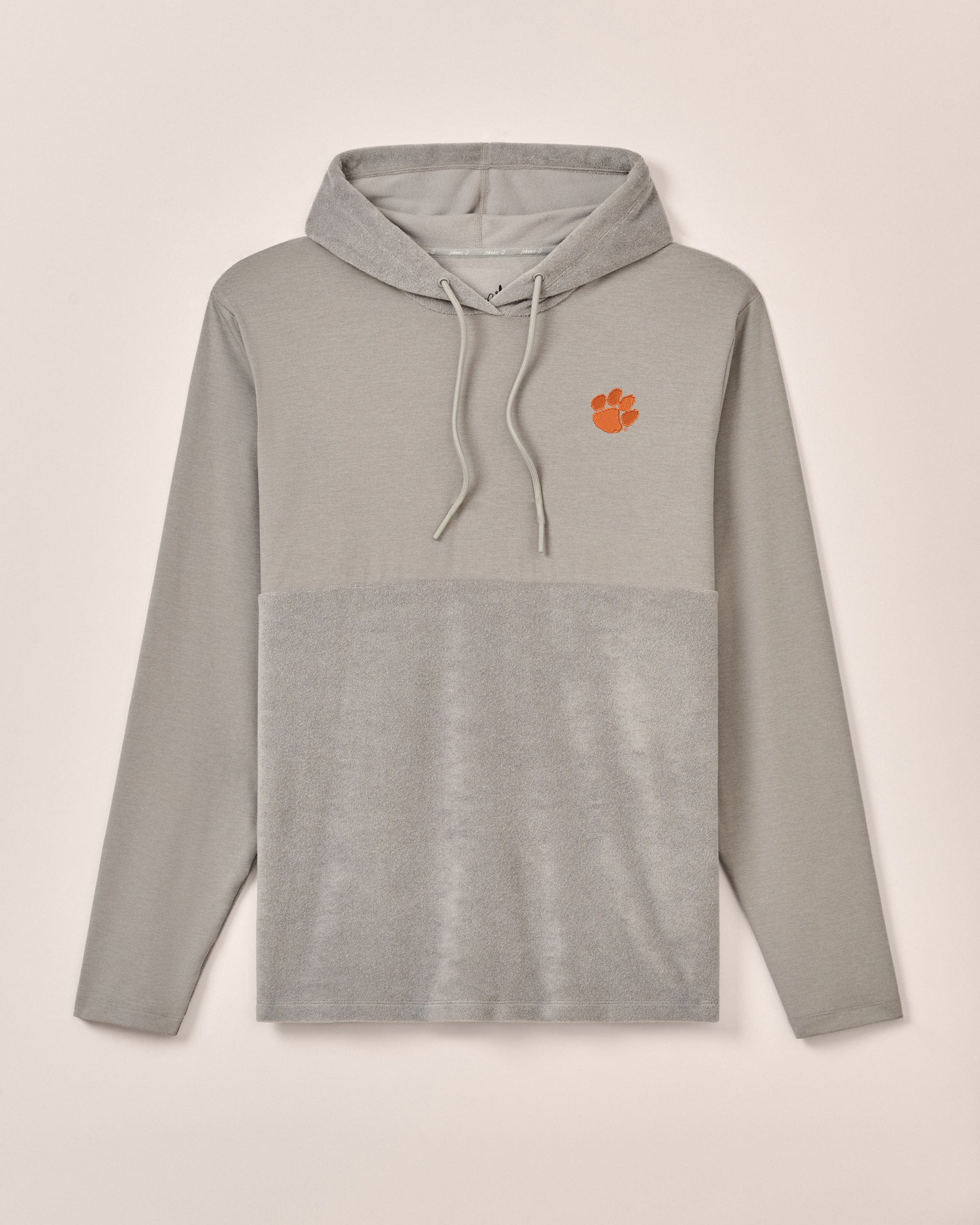 Clemson Haggard Mixed Media Hoodie