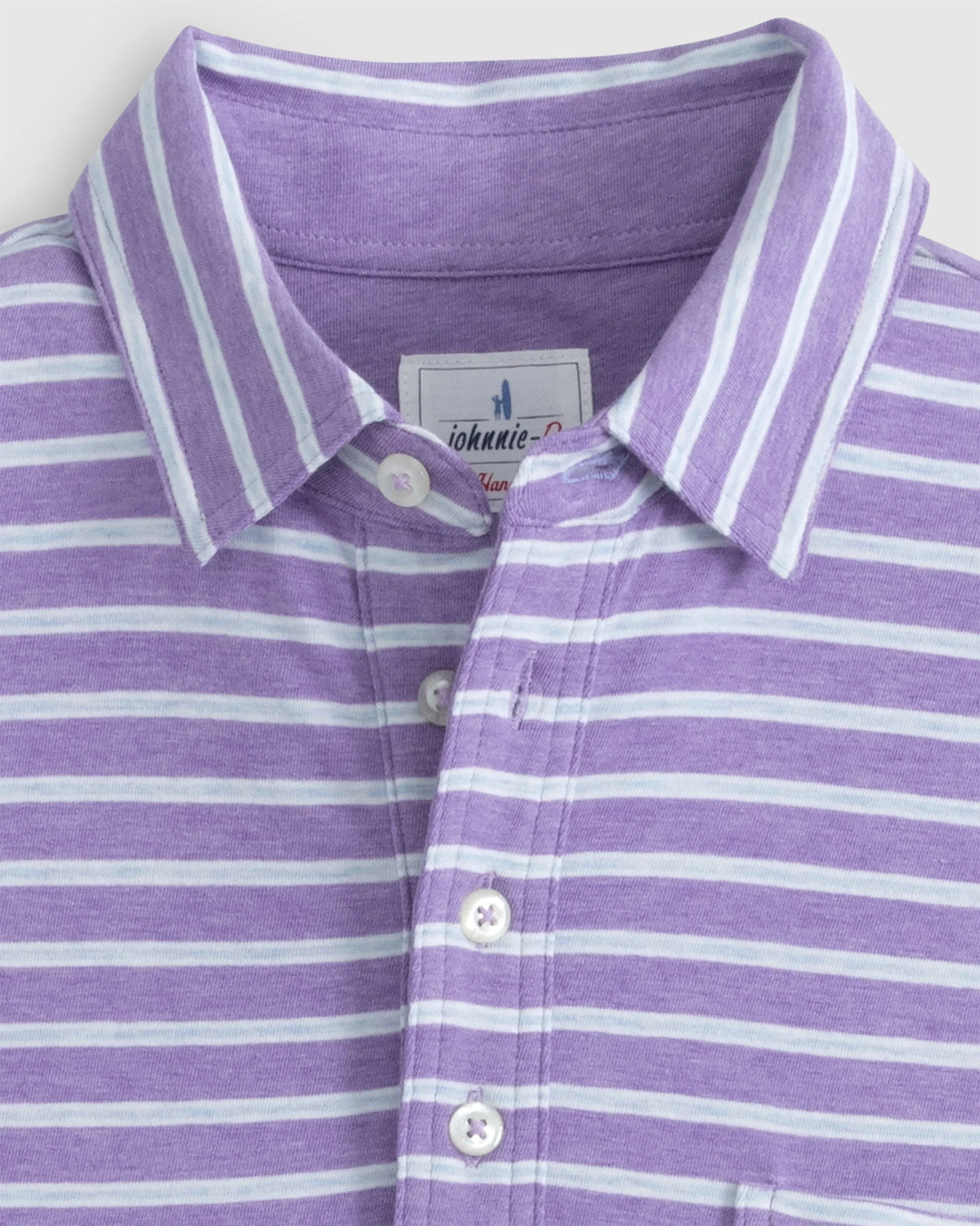 Original 4-Button Polo - Matthis Stripe