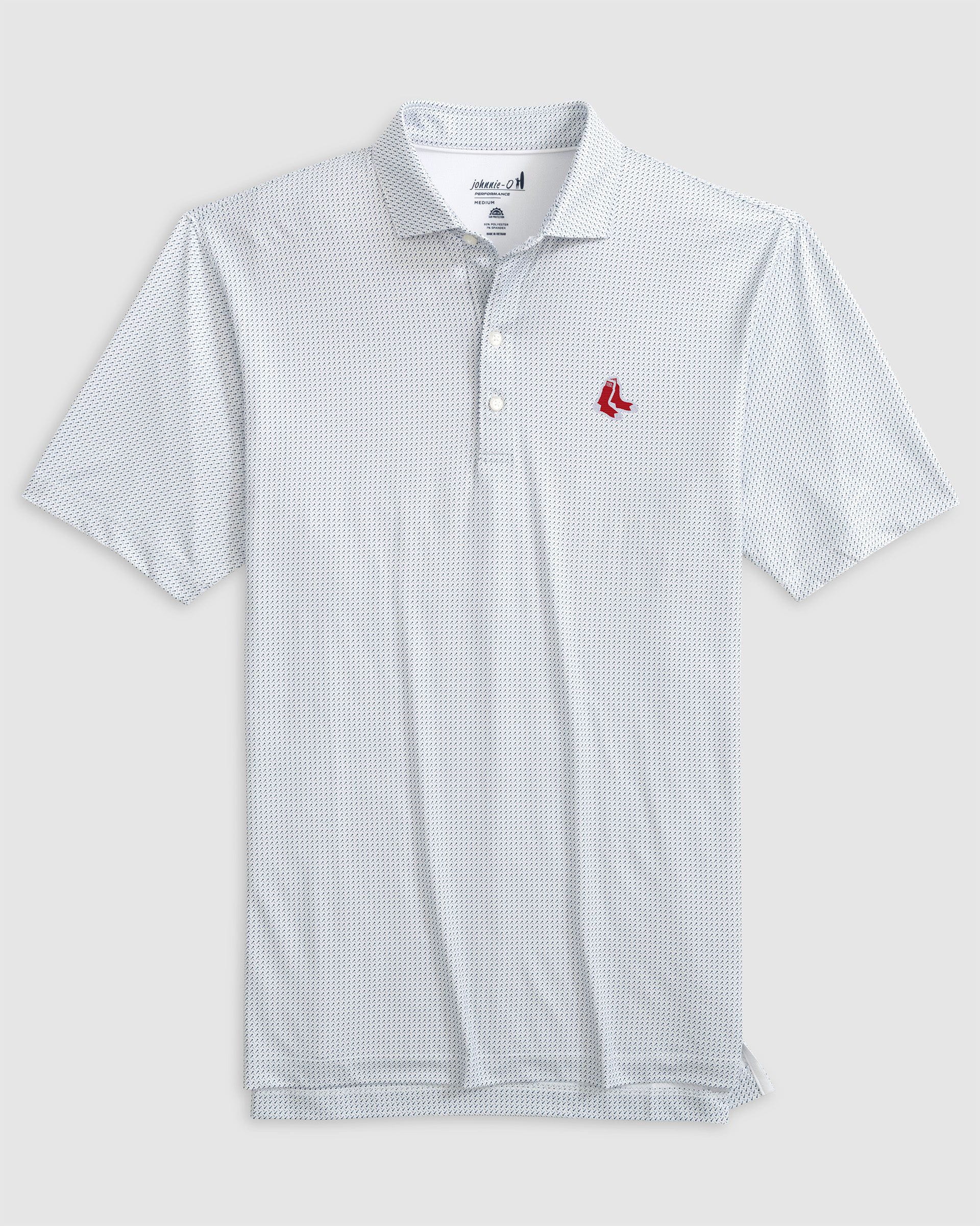Boston Red Sox Tee Time Performance Jersey Polo - Cooperstown Logo