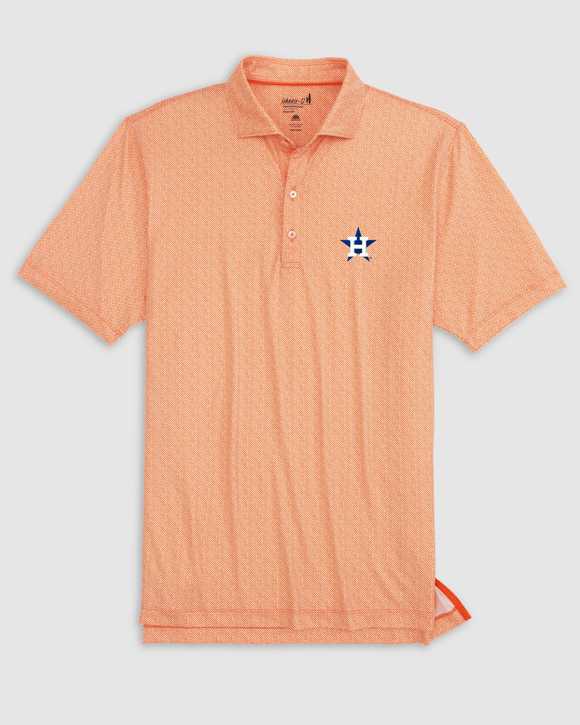 Houston Astros Hinson Printed Jersey Performance Polo
