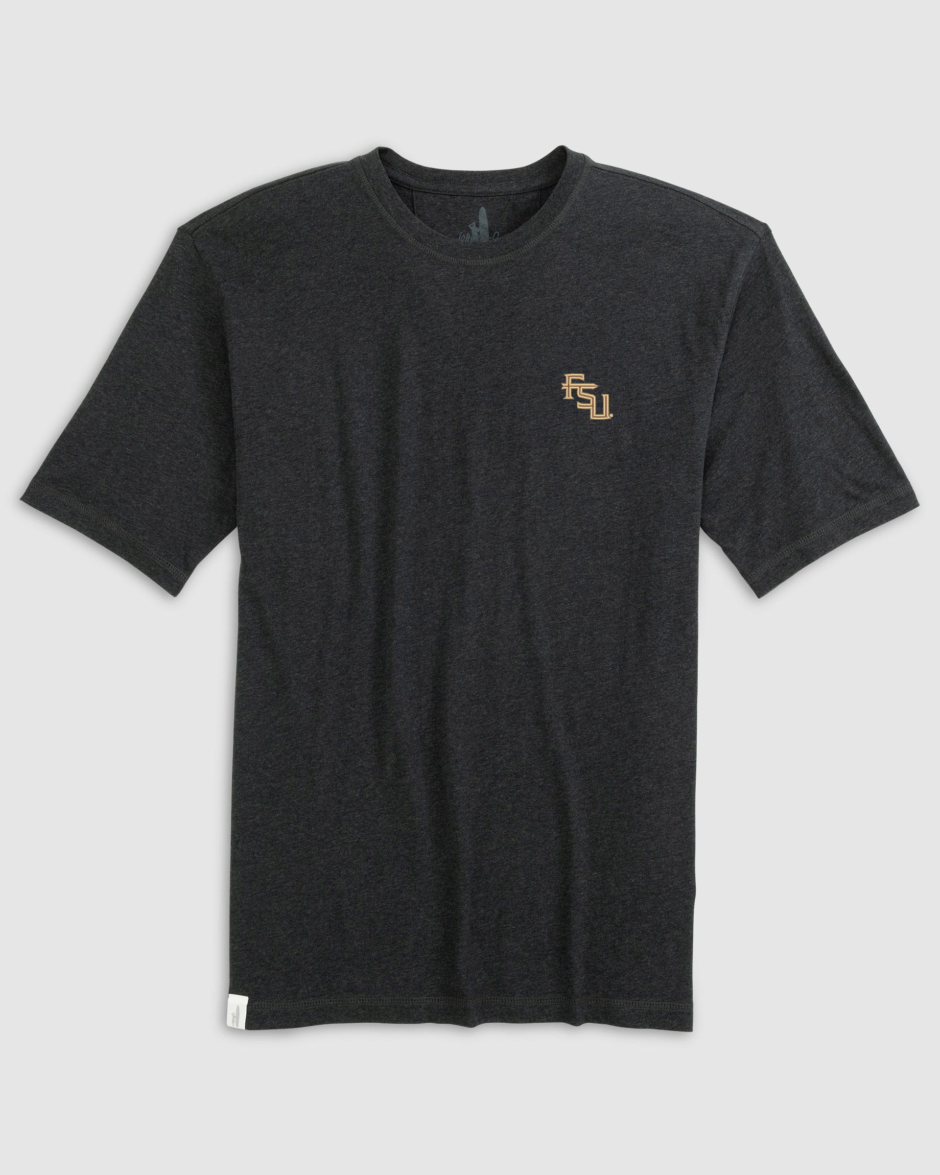 Florida State Heathered Spencer Cotton T-Shirt - Stacked Logo