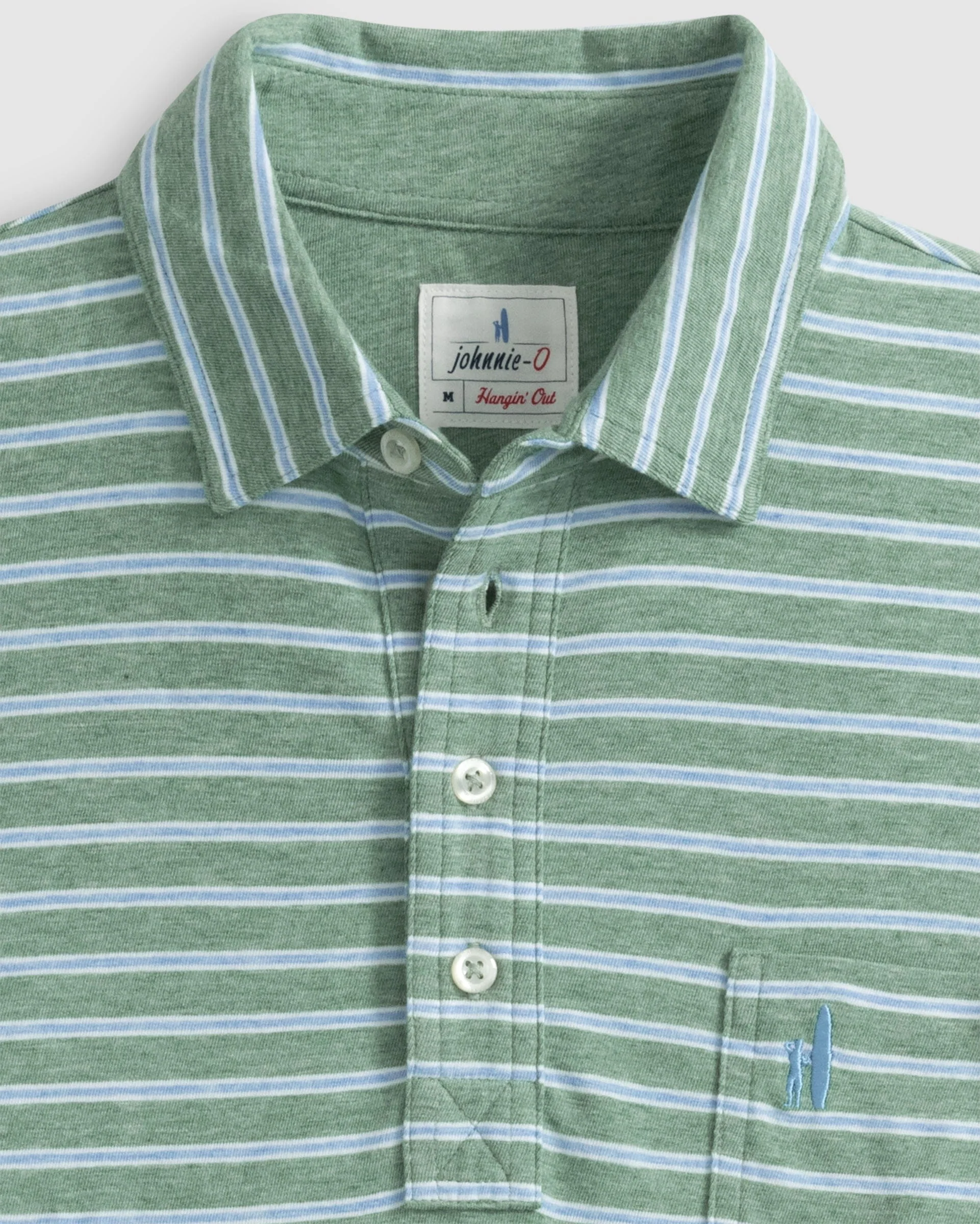 Original 4-Button Polo - Matthis Stripe