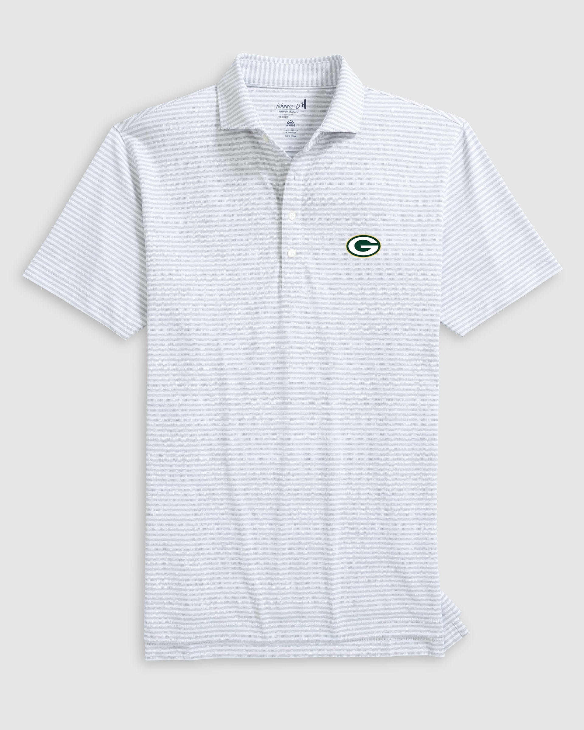 Green Bay Packers Stetsons Performance Mesh Polo
