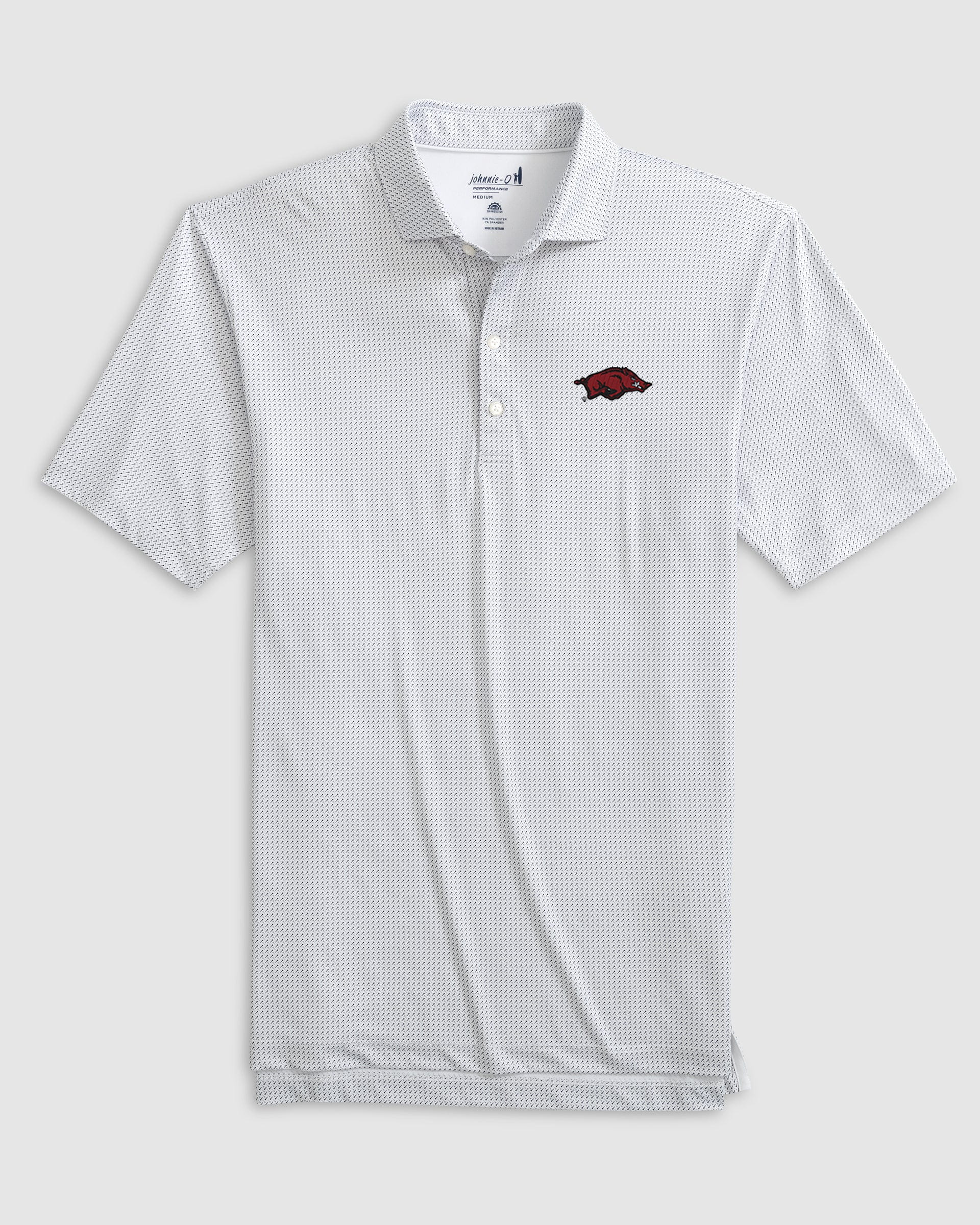 Arkansas Tee Time Printed Performance Jersey Polo