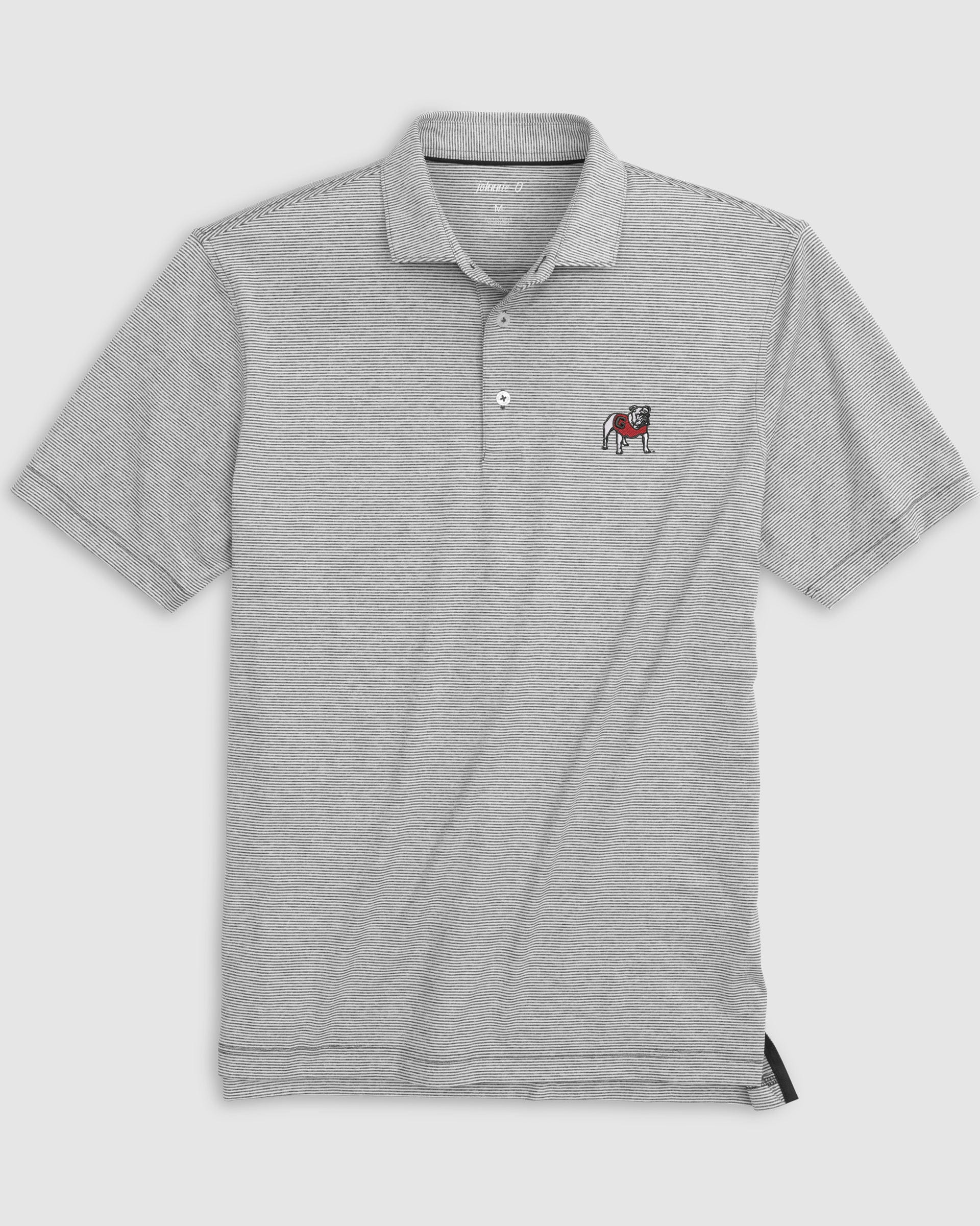 Georgia Lyndonn Striped Jersey Performance Polo