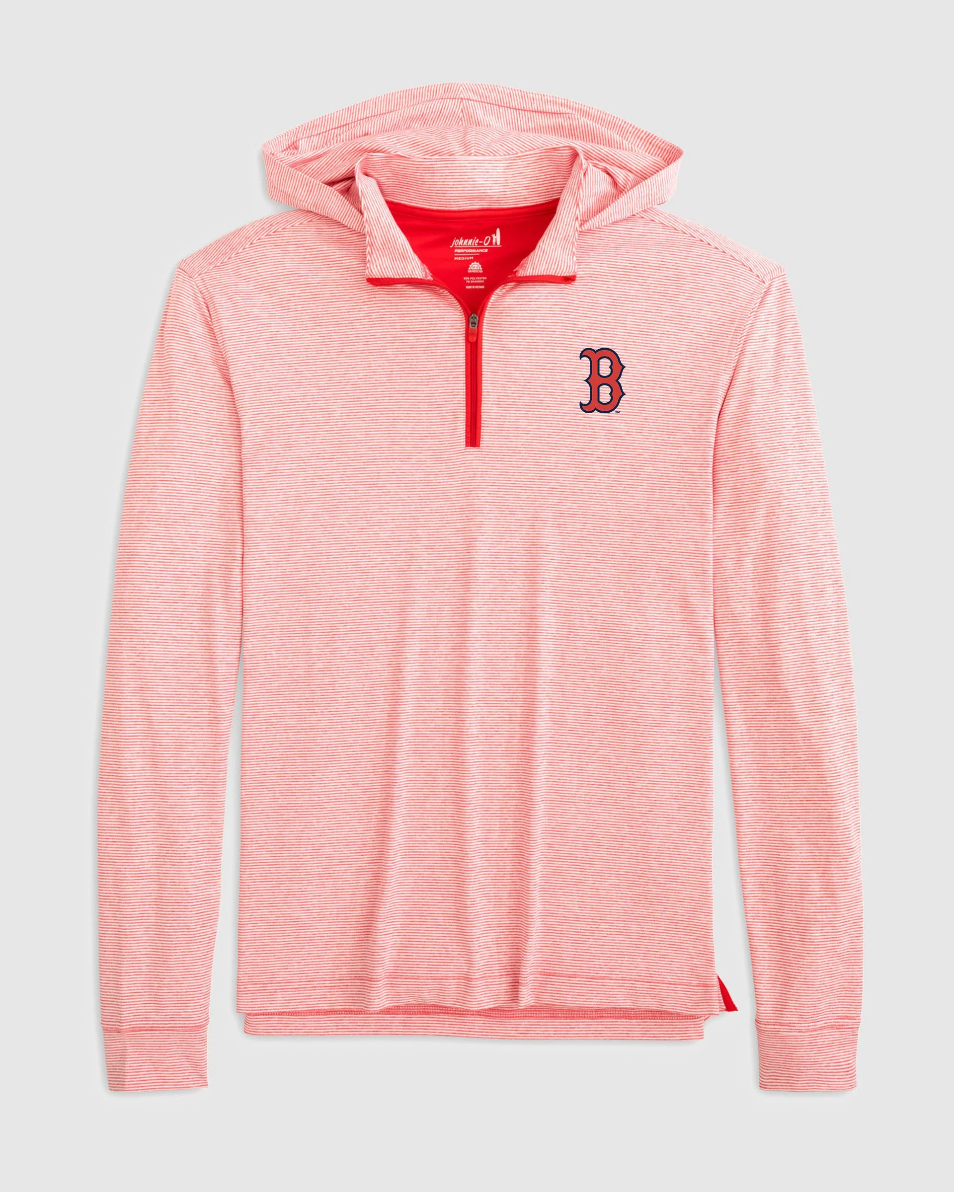 Boston Red Sox Hybrid Performance 1/4 Zip Hoodie