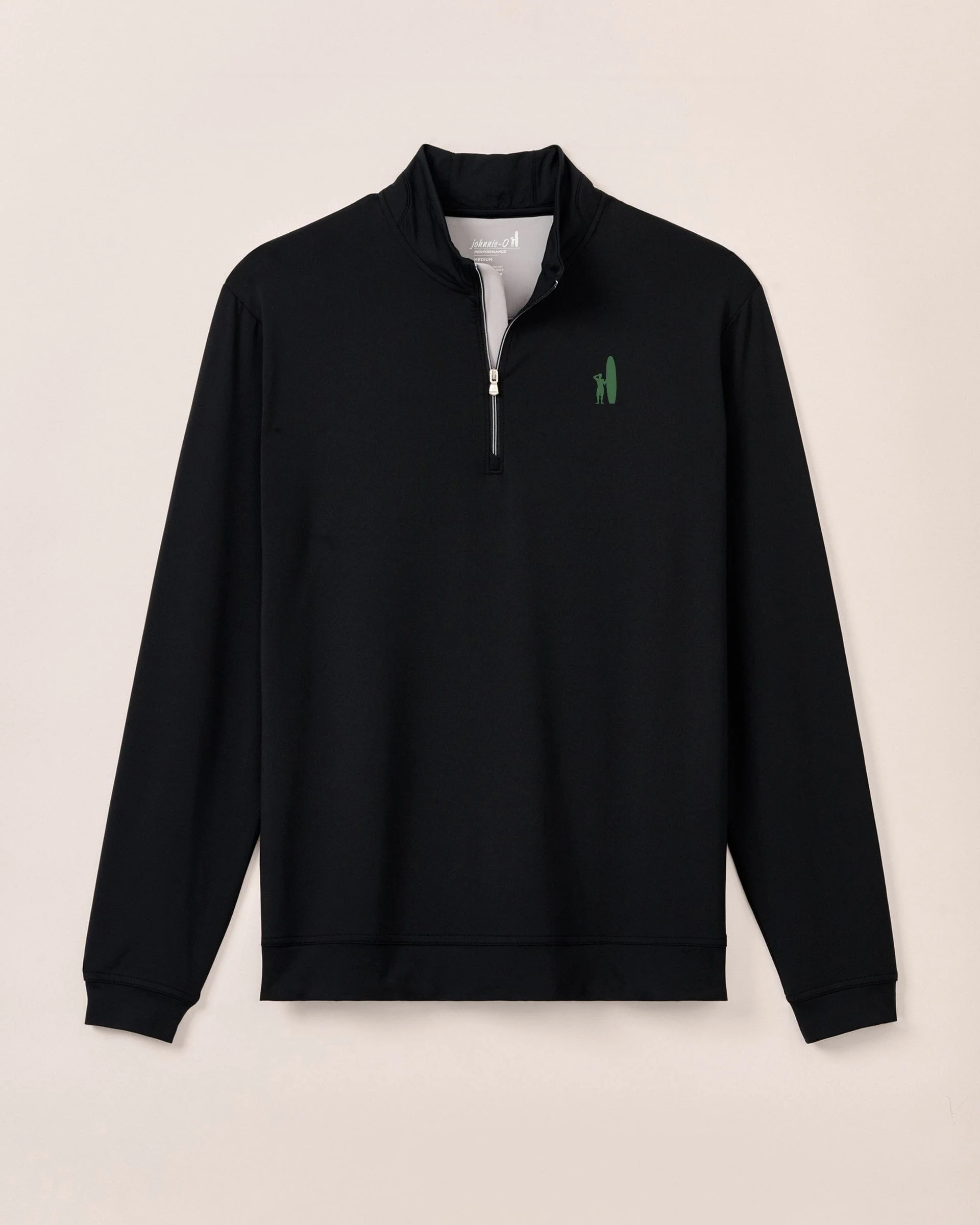 Custom Surfer Logo Motion Performance 1/4 Zip