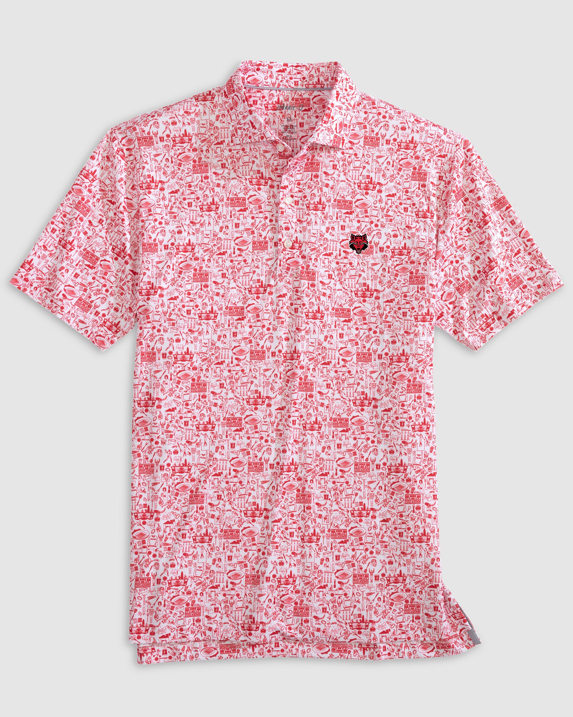 Arkansas State Tailgater 2.0 Printed Jersey Performance Polo