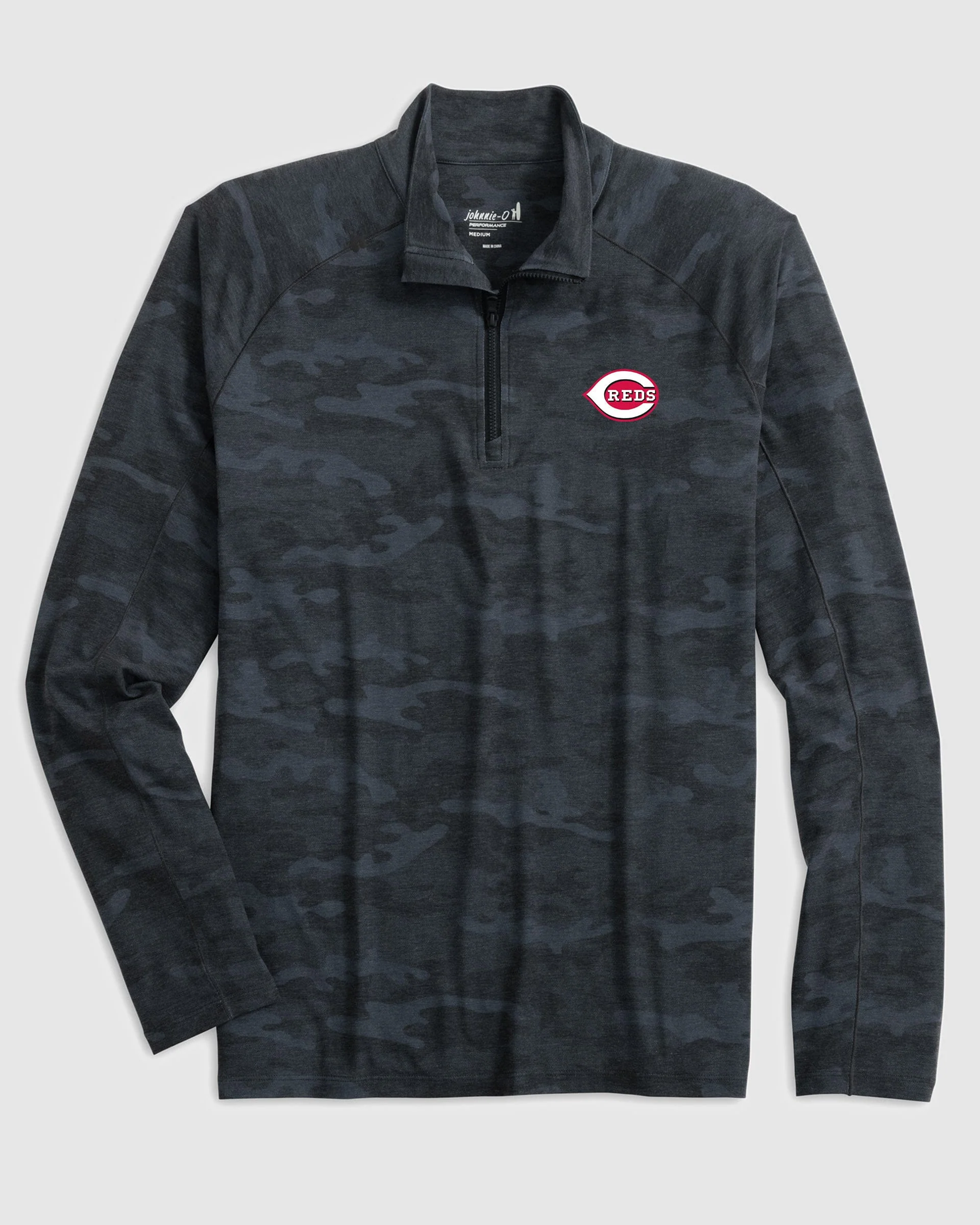 Cincinnati Reds Patton Performance Camo 1/4 Zip