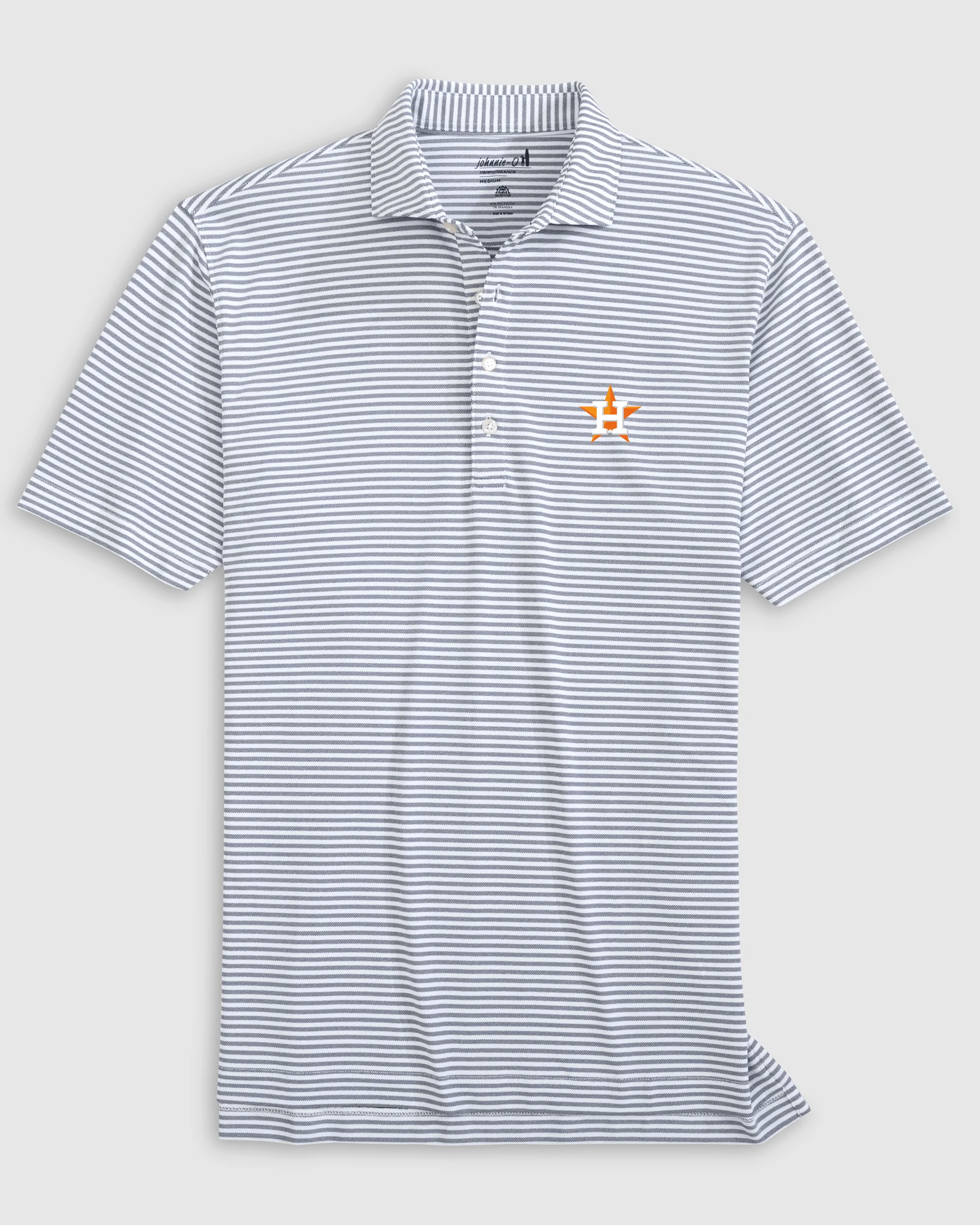 Houston Astros Stetsons Performance Mesh Polo