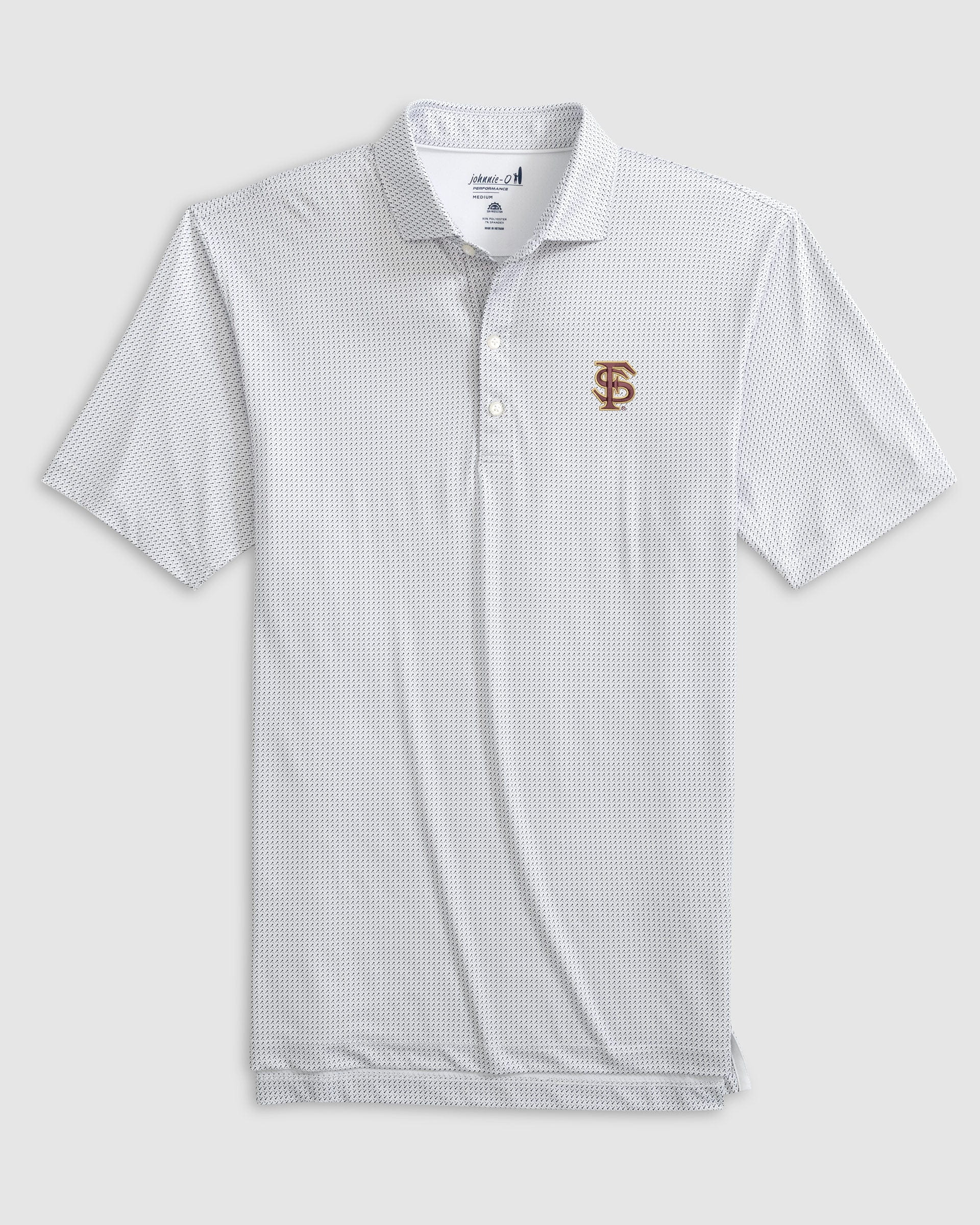 Florida State Tee Time Printed Performance Jersey Polo - Baseball Logo