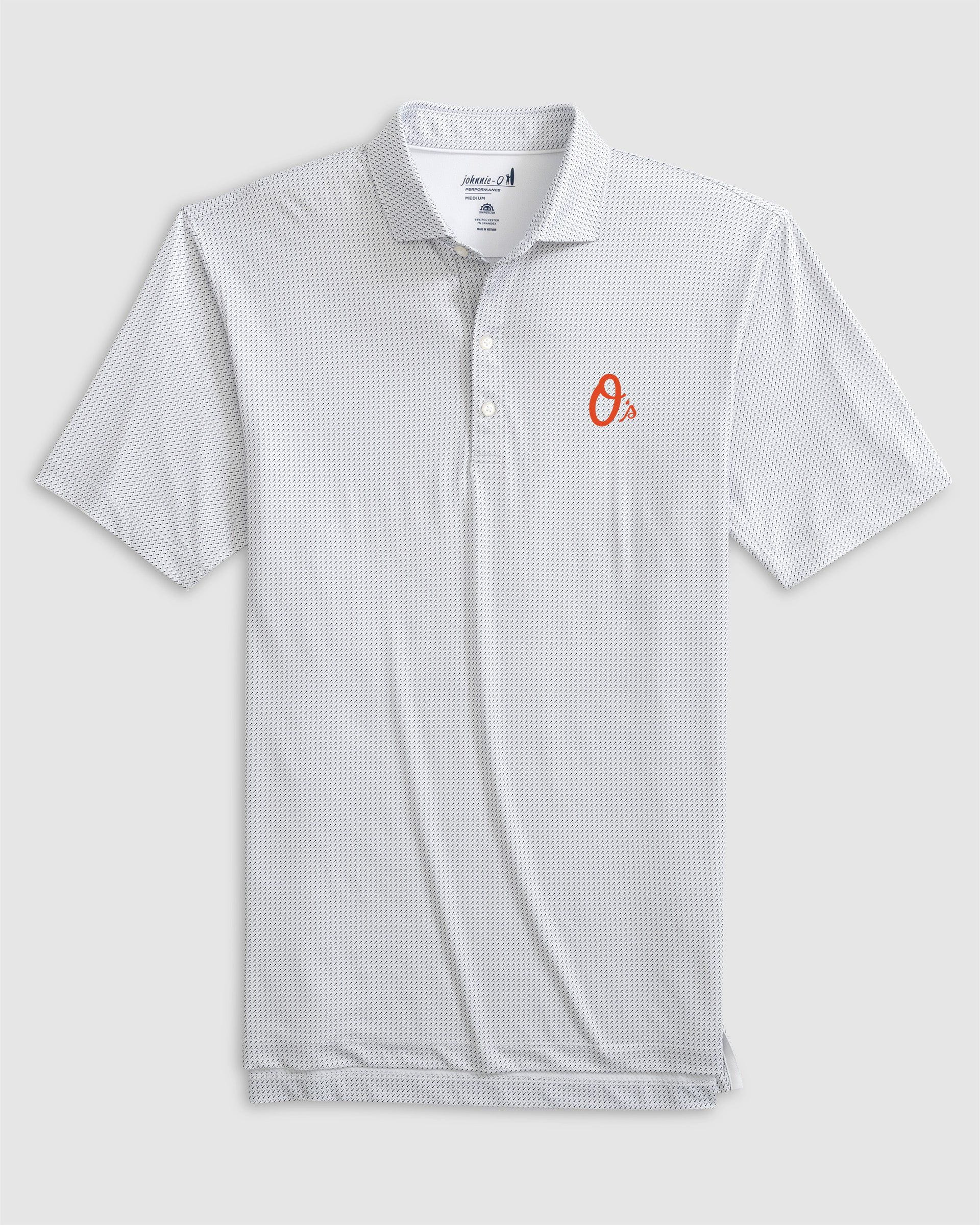 Baltimore Orioles Tee Time Performance Jersey Polo - O Logo