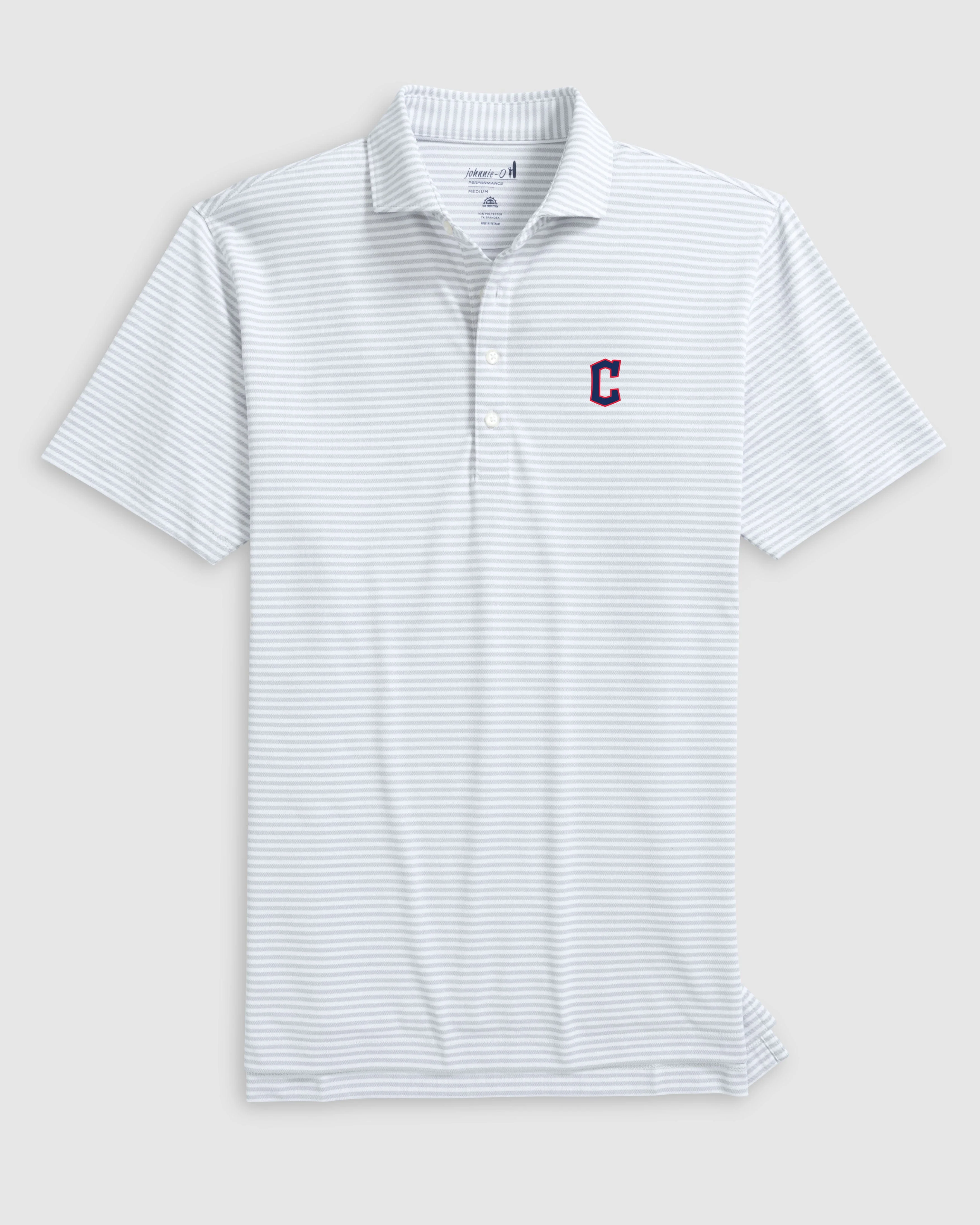 Cleveland Guardians Stetsons Performance Mesh Polo
