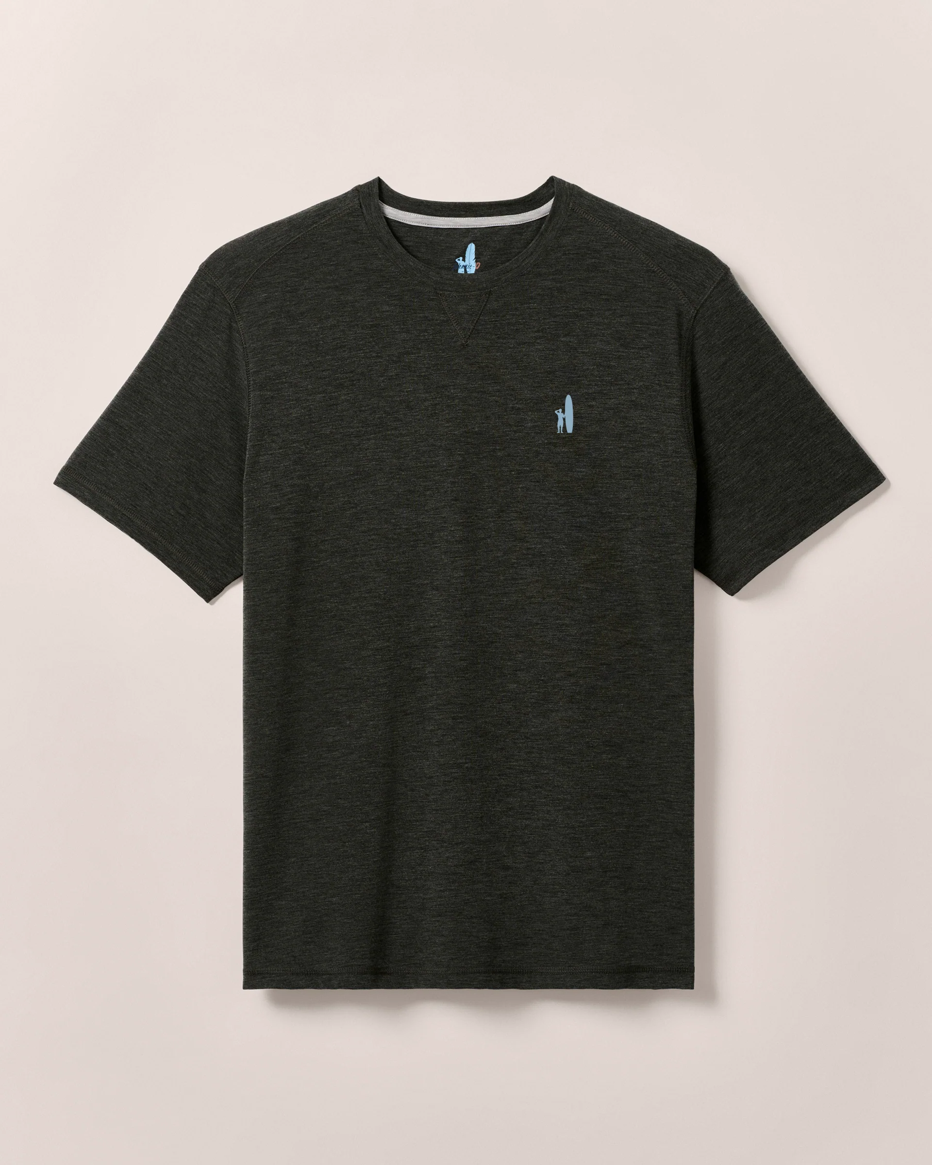 Custom Surfer Logo Course Performance T-Shirt