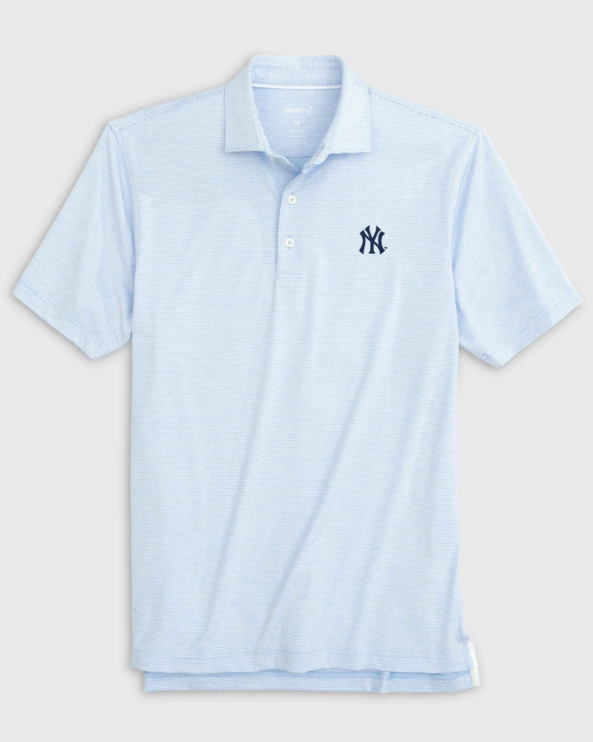 New York Yankees Lyndonn Striped Jersey Performance Polo