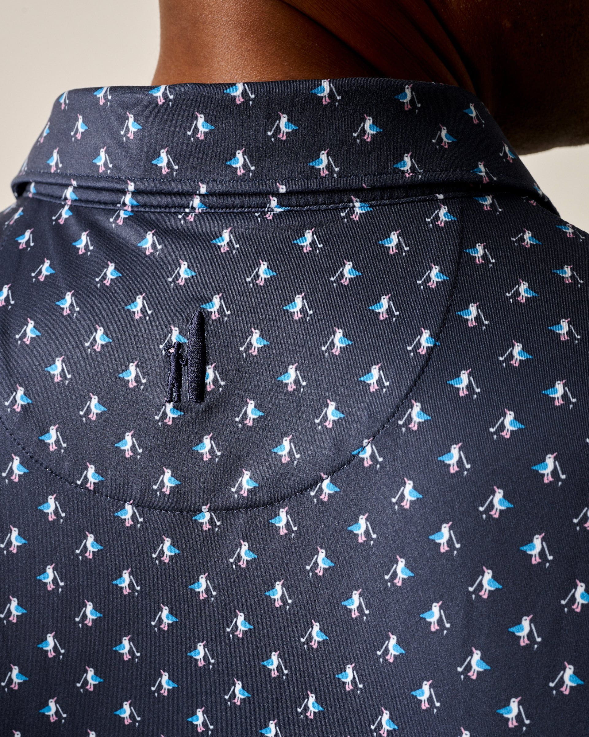 Featherweight Performance Polo - For the Birdies Print