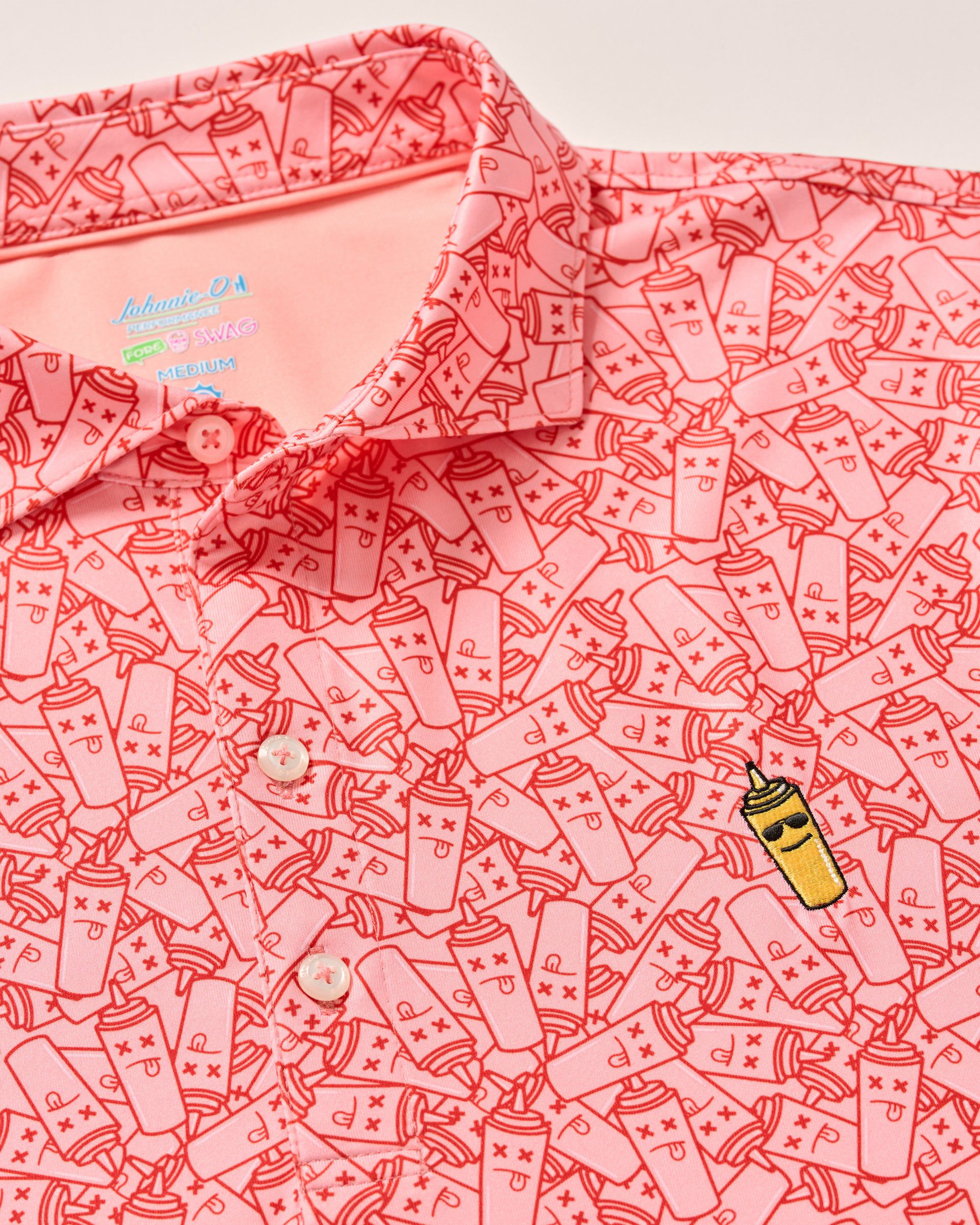 SWAG Golf x Johnnie-O Performance Polo - No Ketchup