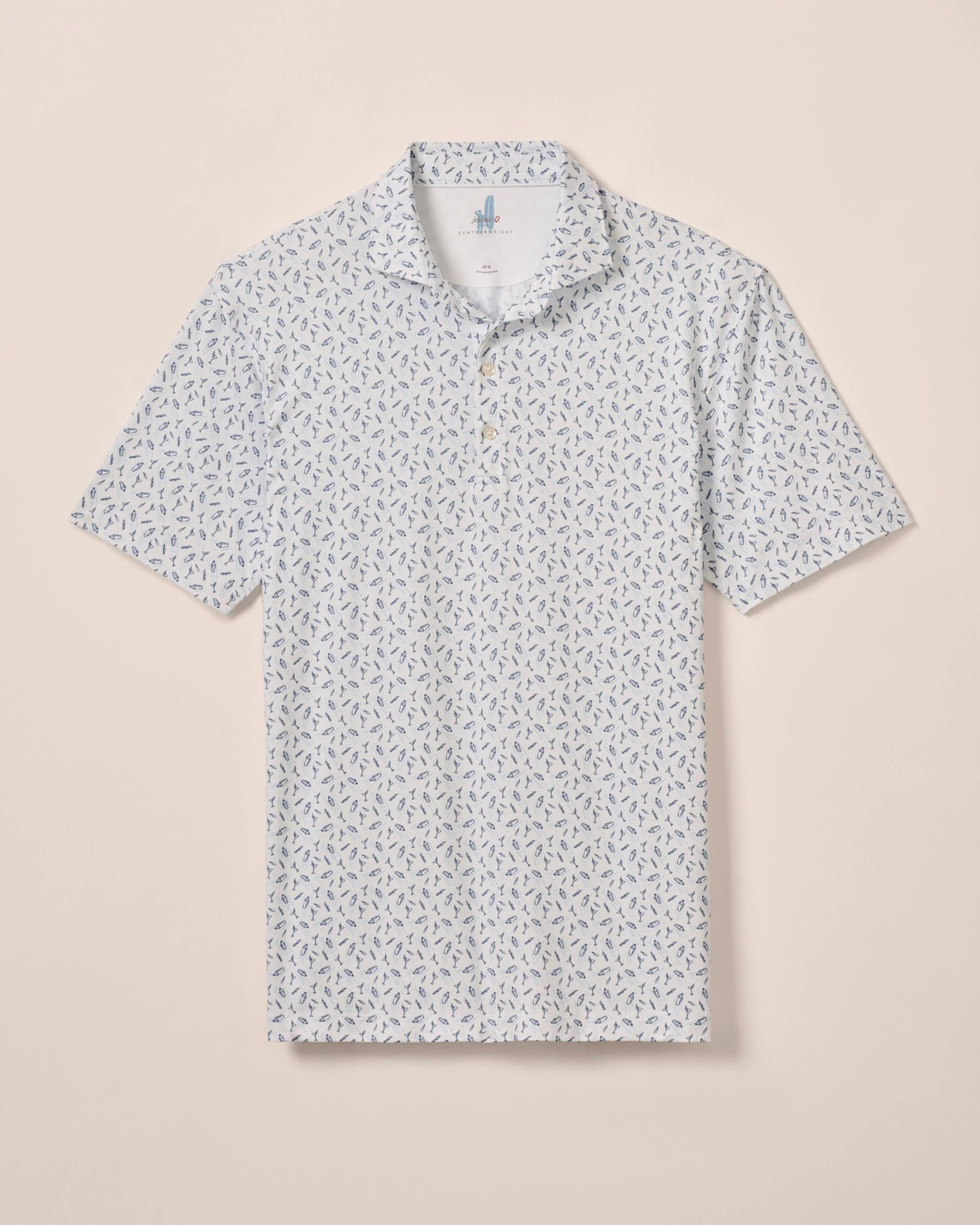 Featherweight Performance Polo - Tini Print
