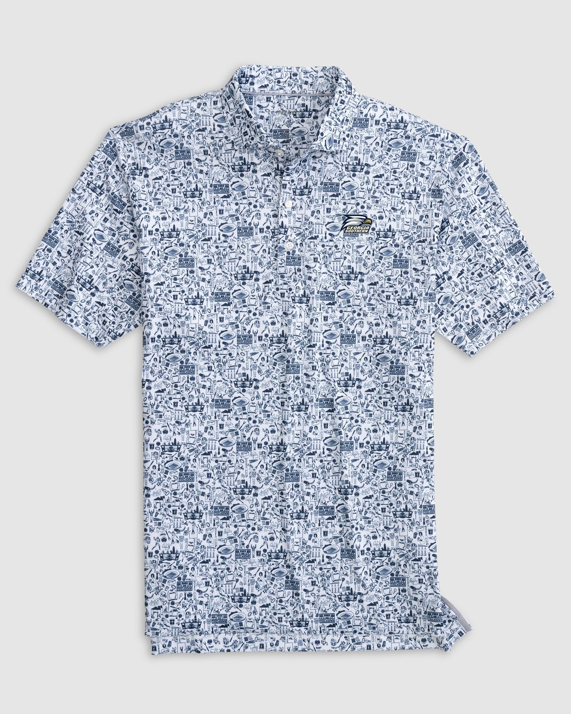 Georgia Southern Tailgater 2.0 Printed Jersey Performance Polo - Script Logo