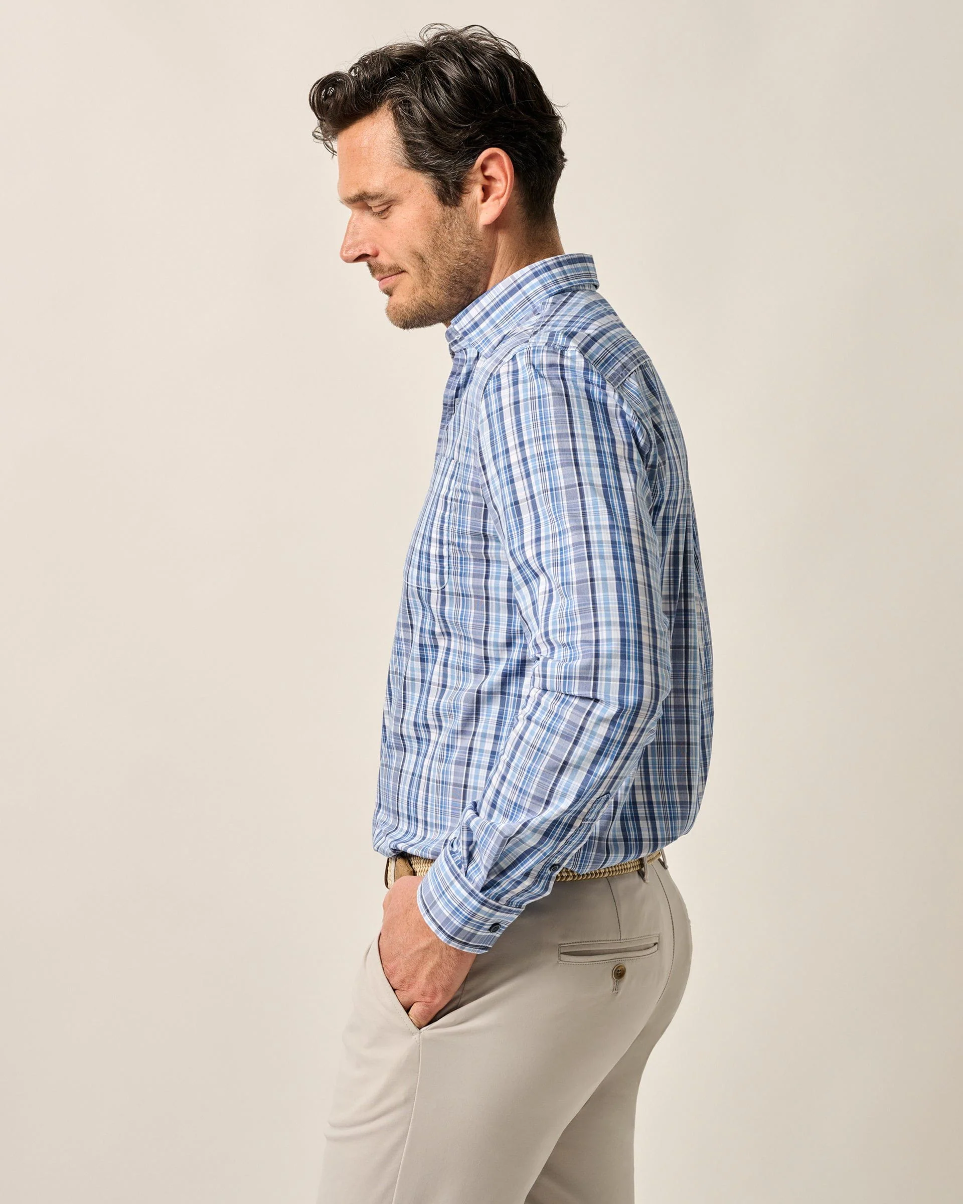 Natural Performance Button Down Shirt - Masson