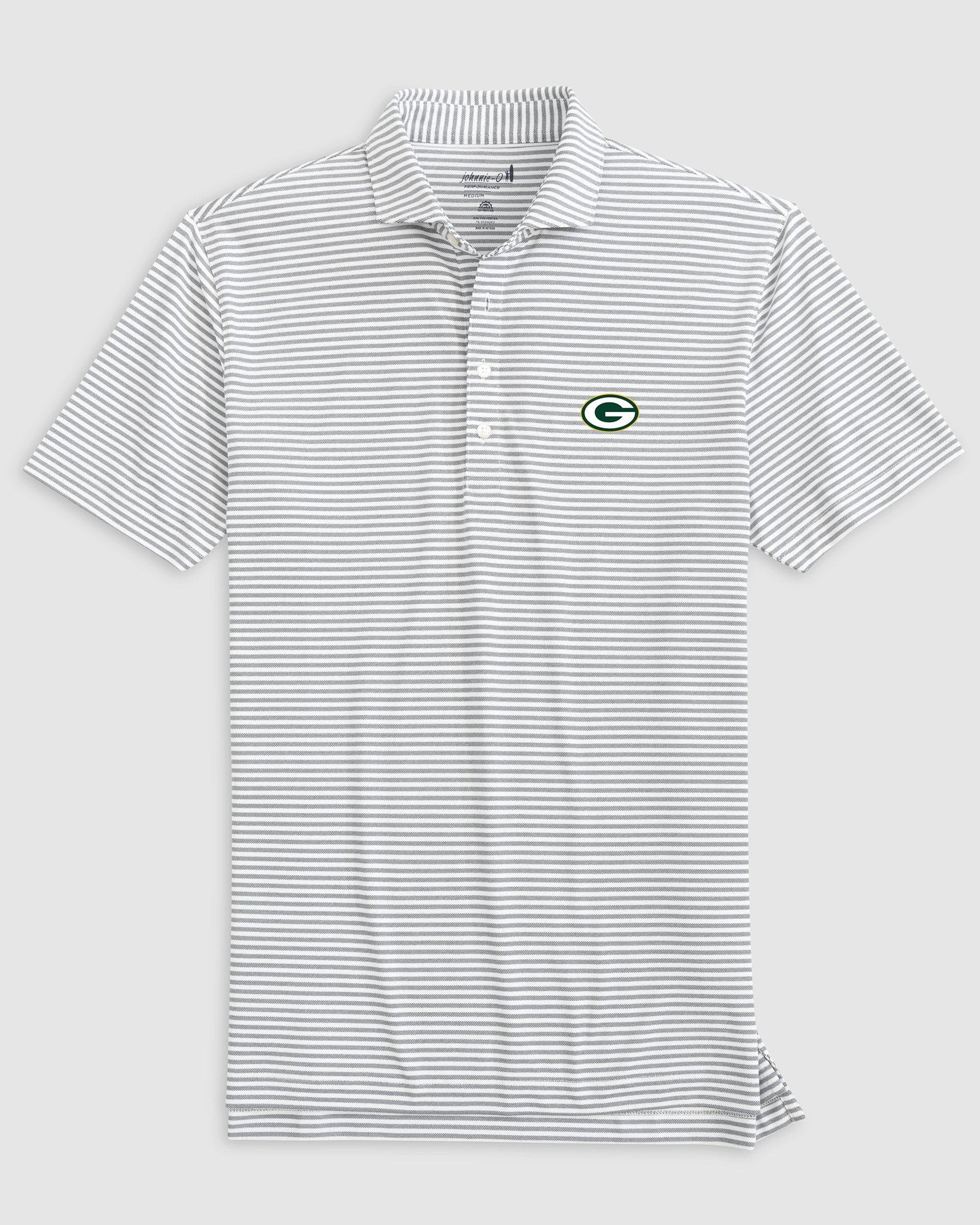 Green Bay Packers Stetsons Performance Mesh Polo