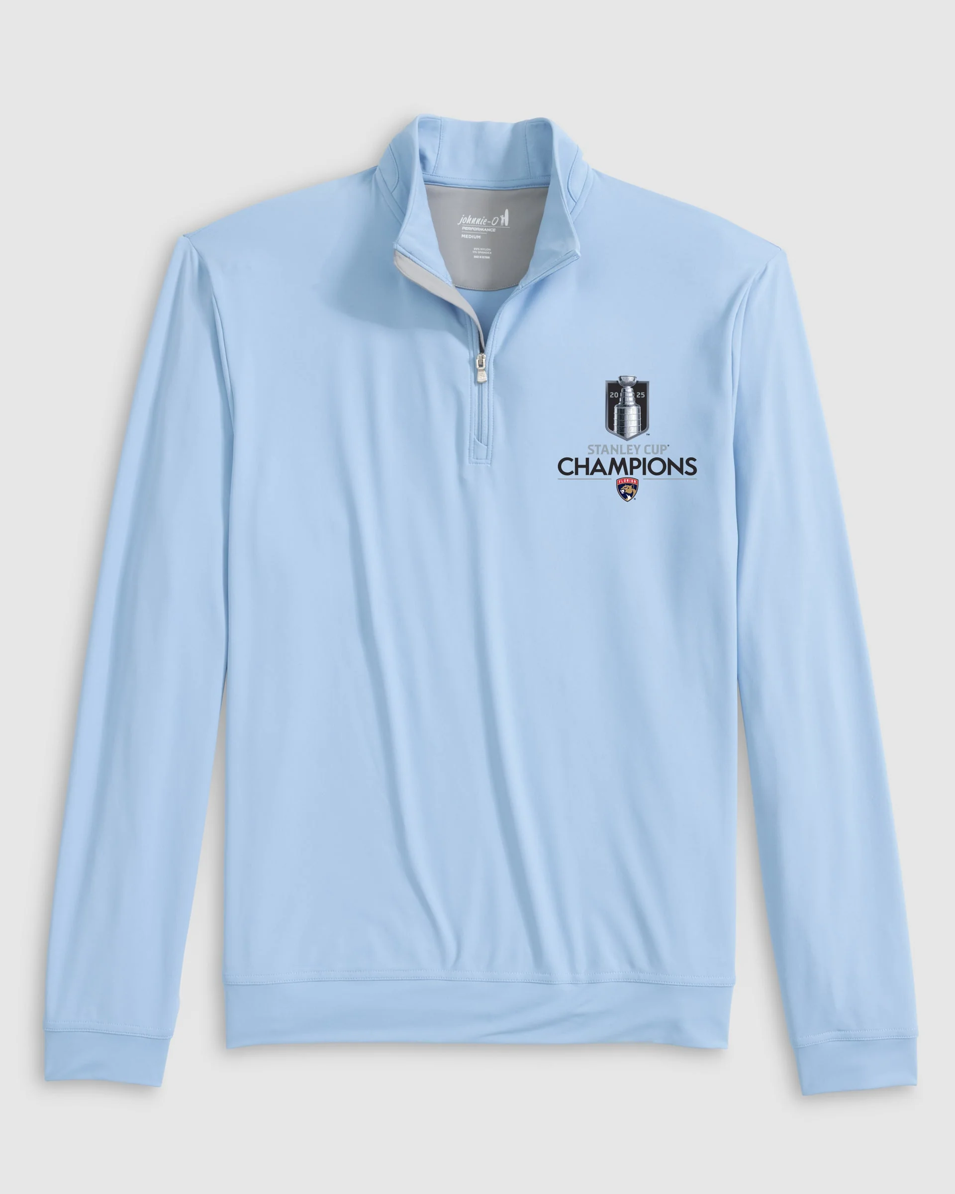 Florida Panthers Motion Performance 1/4 Zip Pullover - 2025 Stanley Cup Champions Logo