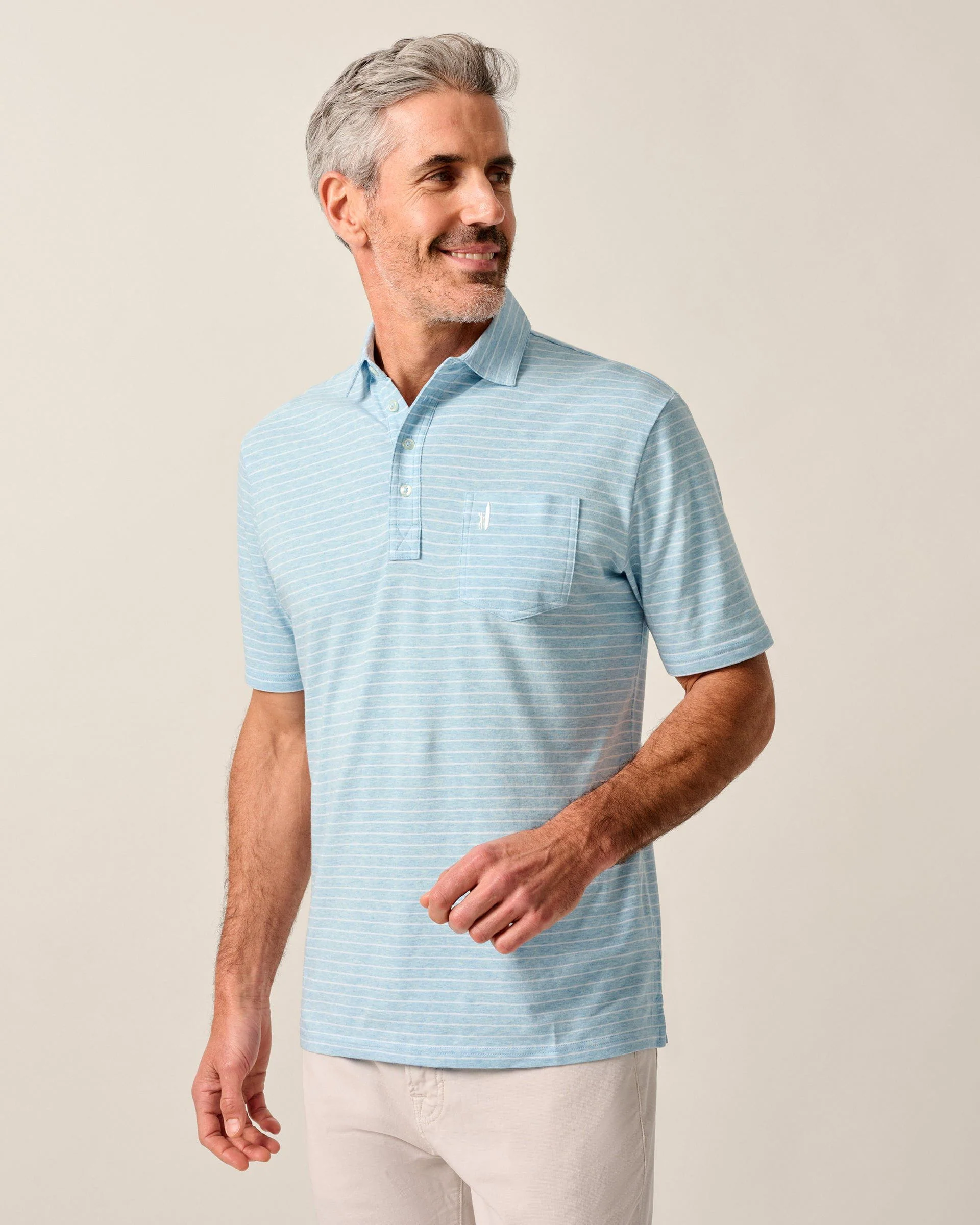 Original 4-Button Polo - Ryan Stripe